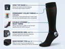 SIGVARIS 971 DYNAVEN Open Toe Calf-High Socks 15-20mmHg