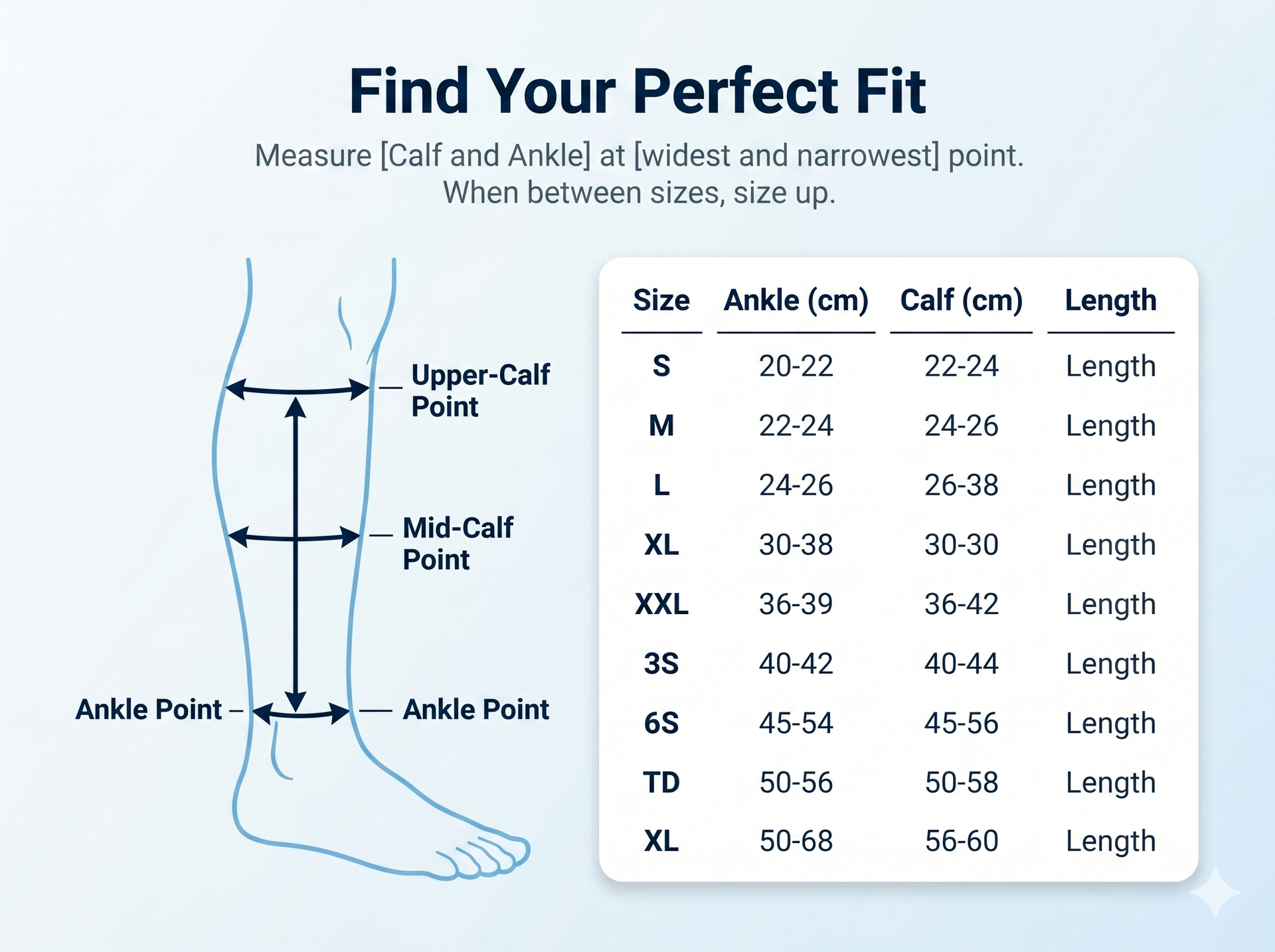 SIGVARIS Compreflex Contain Calf Wrap Compression 20-50 mmhg