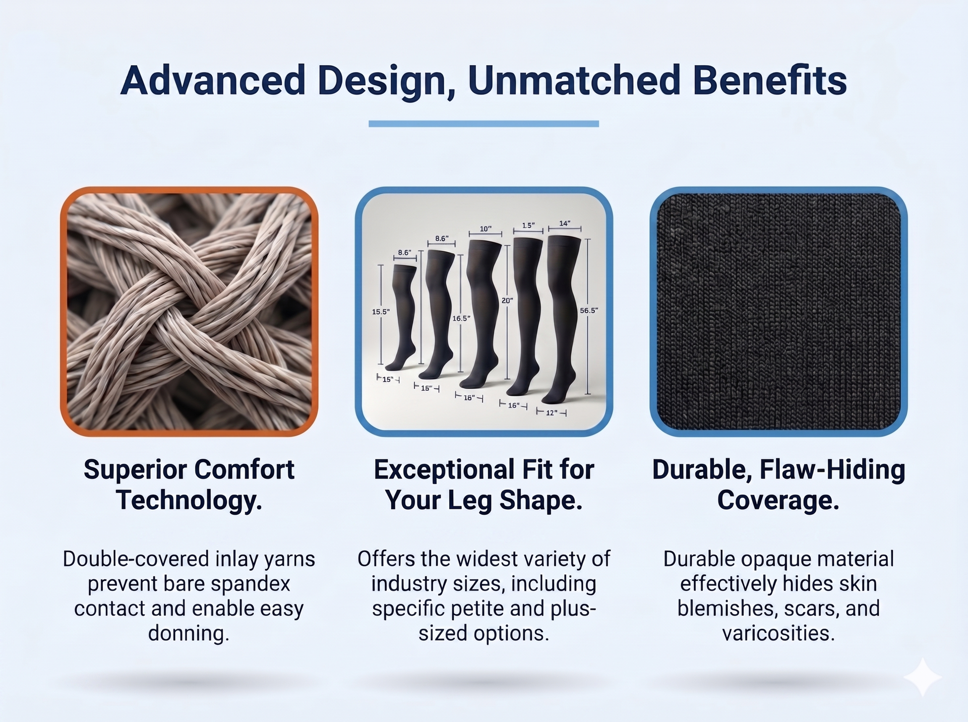 SIGVARIS Essential Opaque 860 Open Toe Standard Calf Style 20-30mmHg - Reliable Compression Support for Healthier Legs