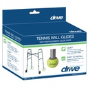  Drive Medical Walker Rear Tennis Ball Glides With Extra Pads