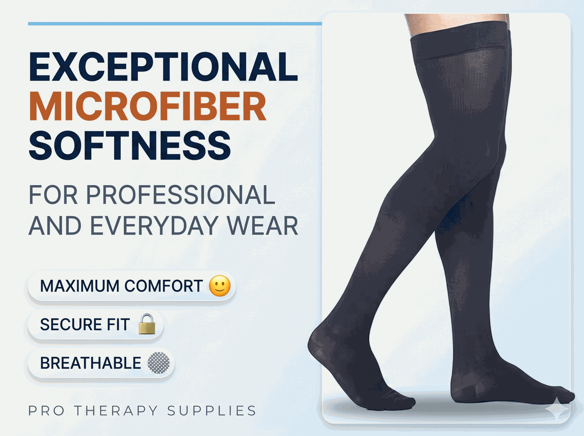 SIGVARIS Mens MIDTOWN MICROFIBER Thigh High