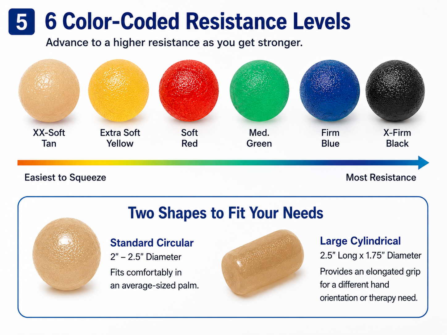 CanDo Gel Squeeze Ball