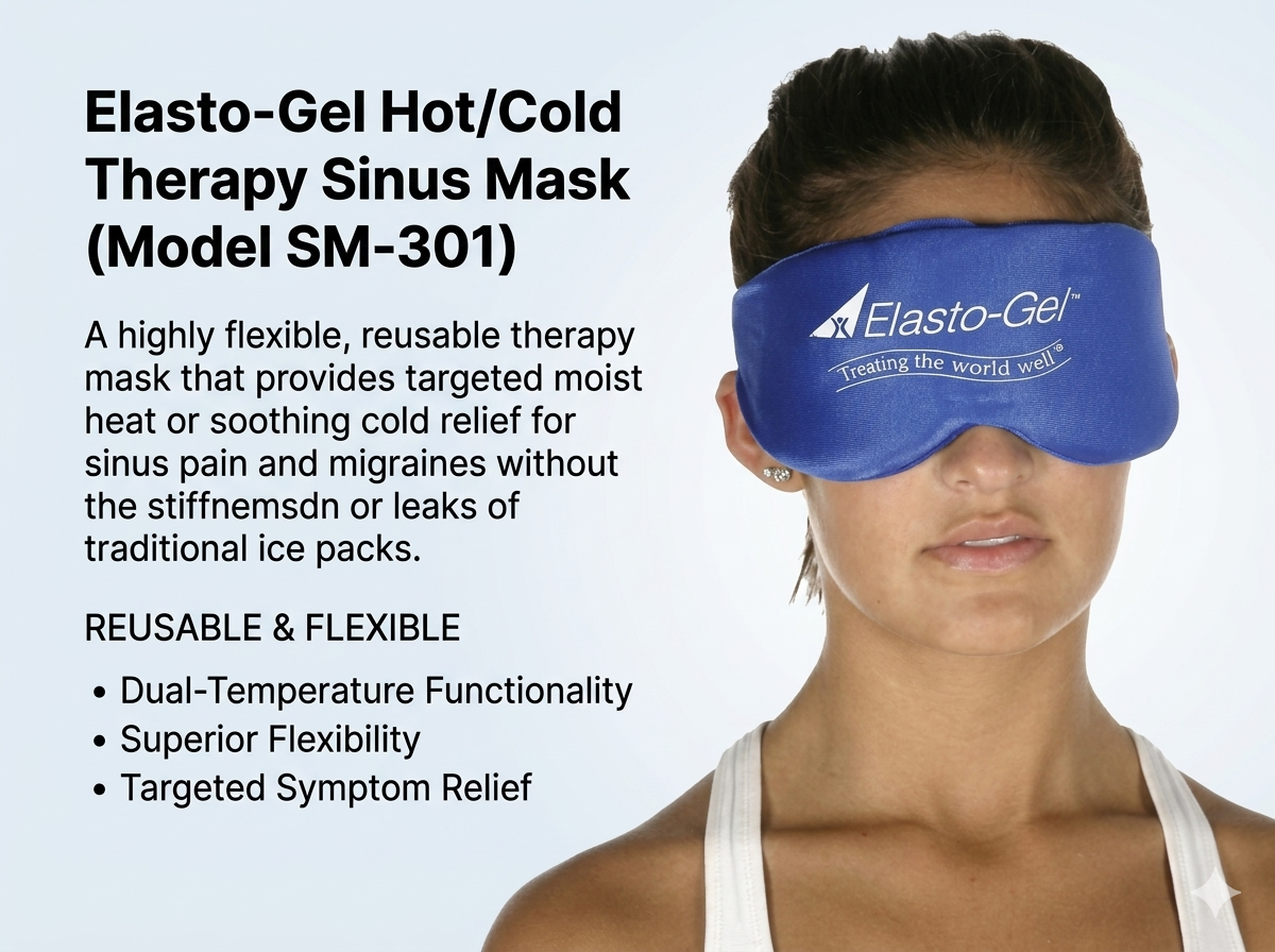 Elasto-Gel Hot/Cold Therapy Sinus Mask