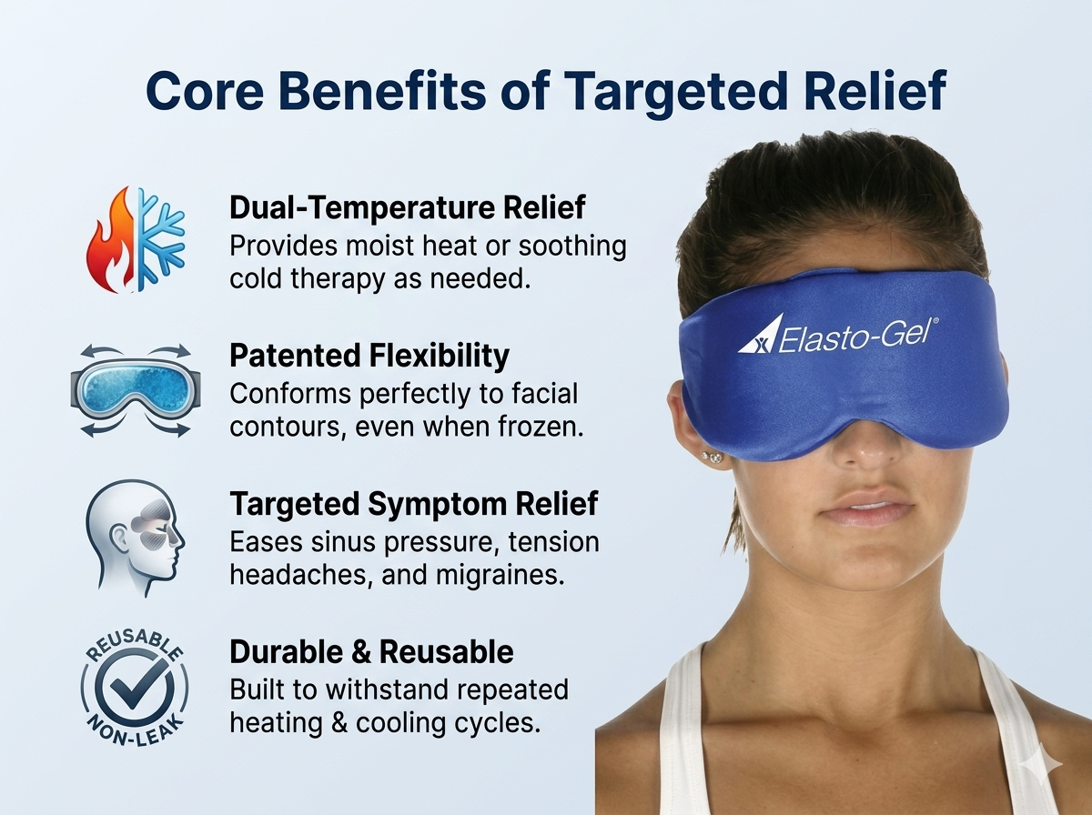 Elasto-Gel Hot/Cold Therapy Sinus Mask