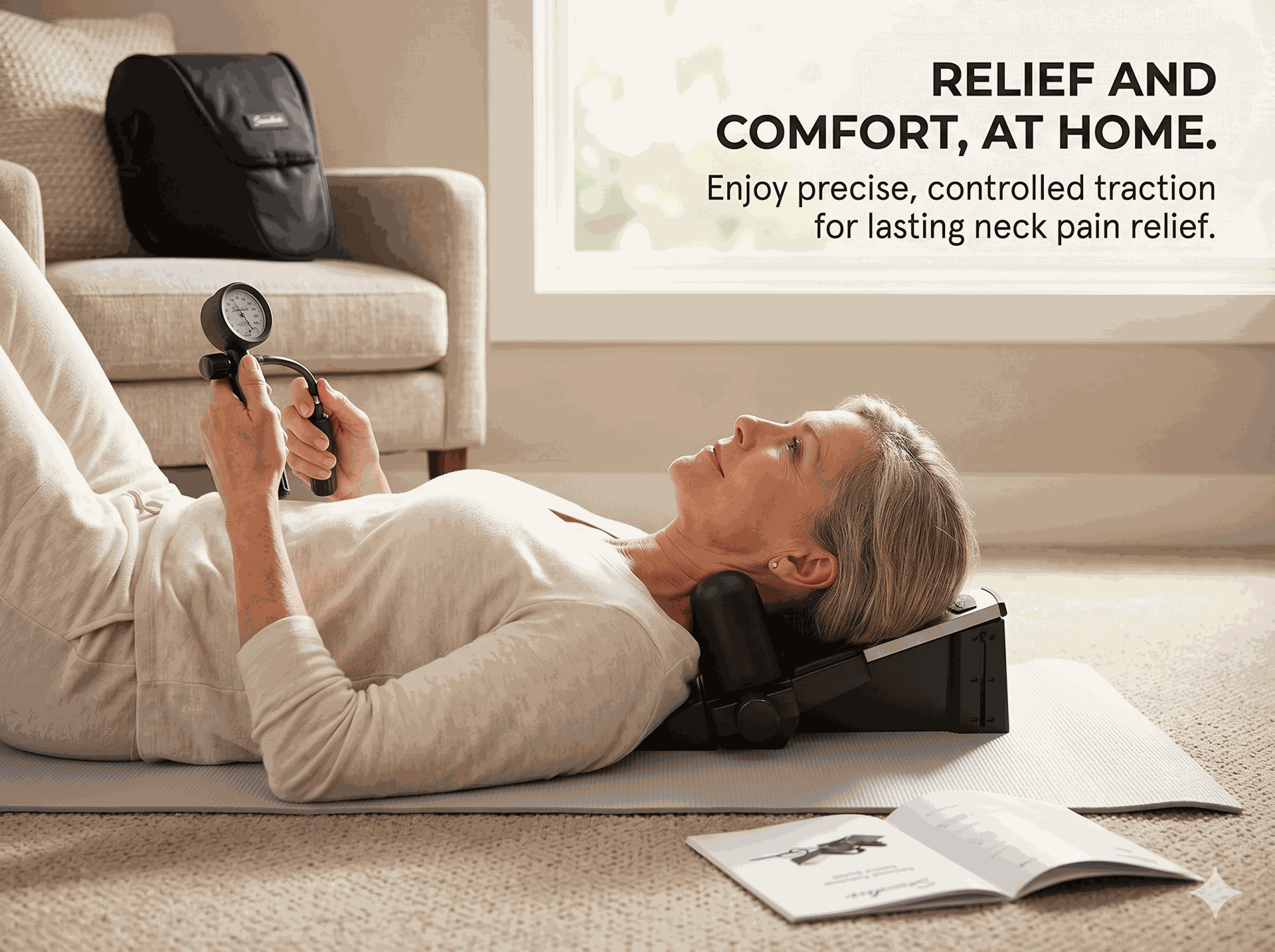 Saunders Cervical Traction Device with Deluxe Case (E0849)