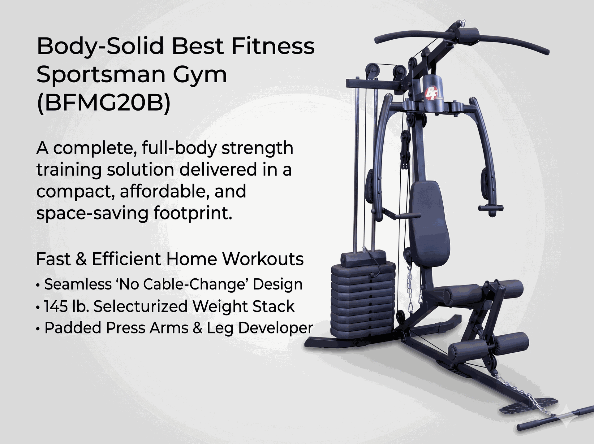 Body Solid - BFMG20B Sportsman Gym