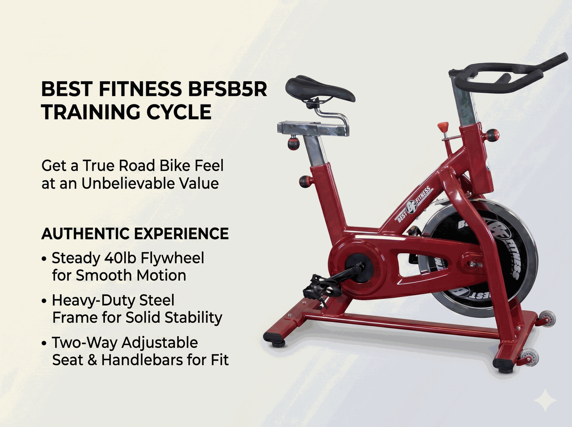 Body Solid - Best Fitness BFSB5R Training Cycle
