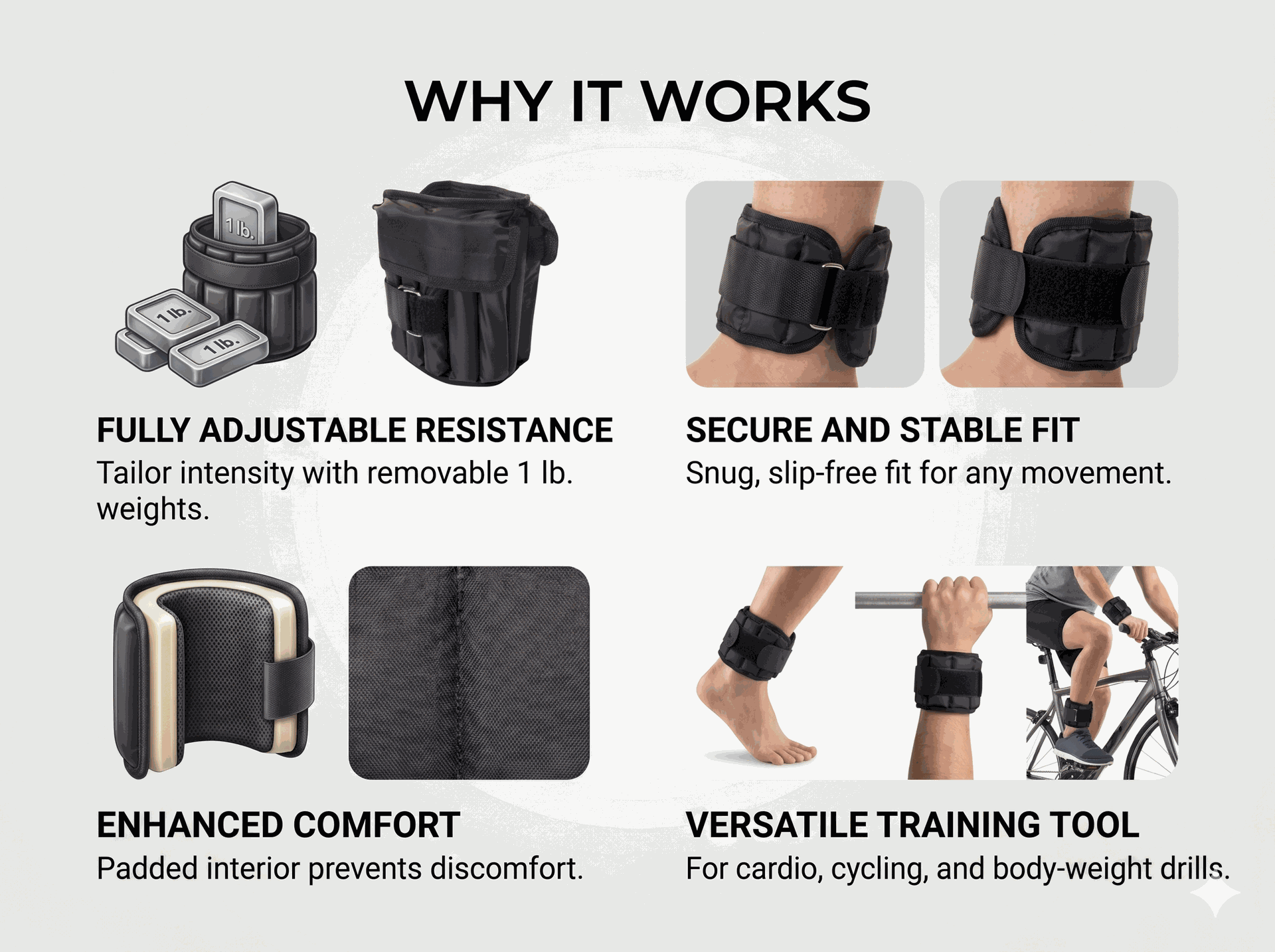 Body Solid Ankle Weights Pair