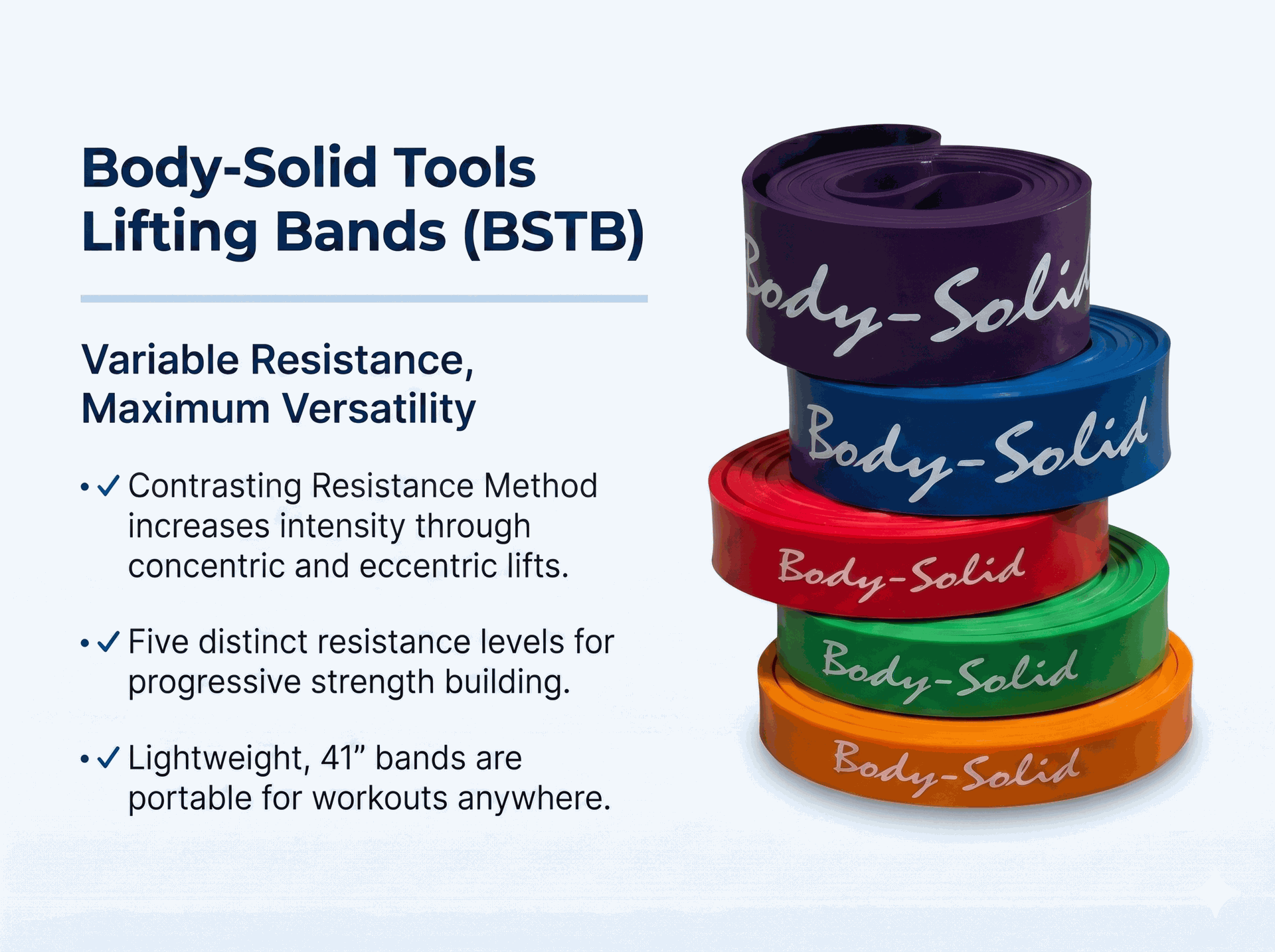 Body Solid Resistance Lifting Bands