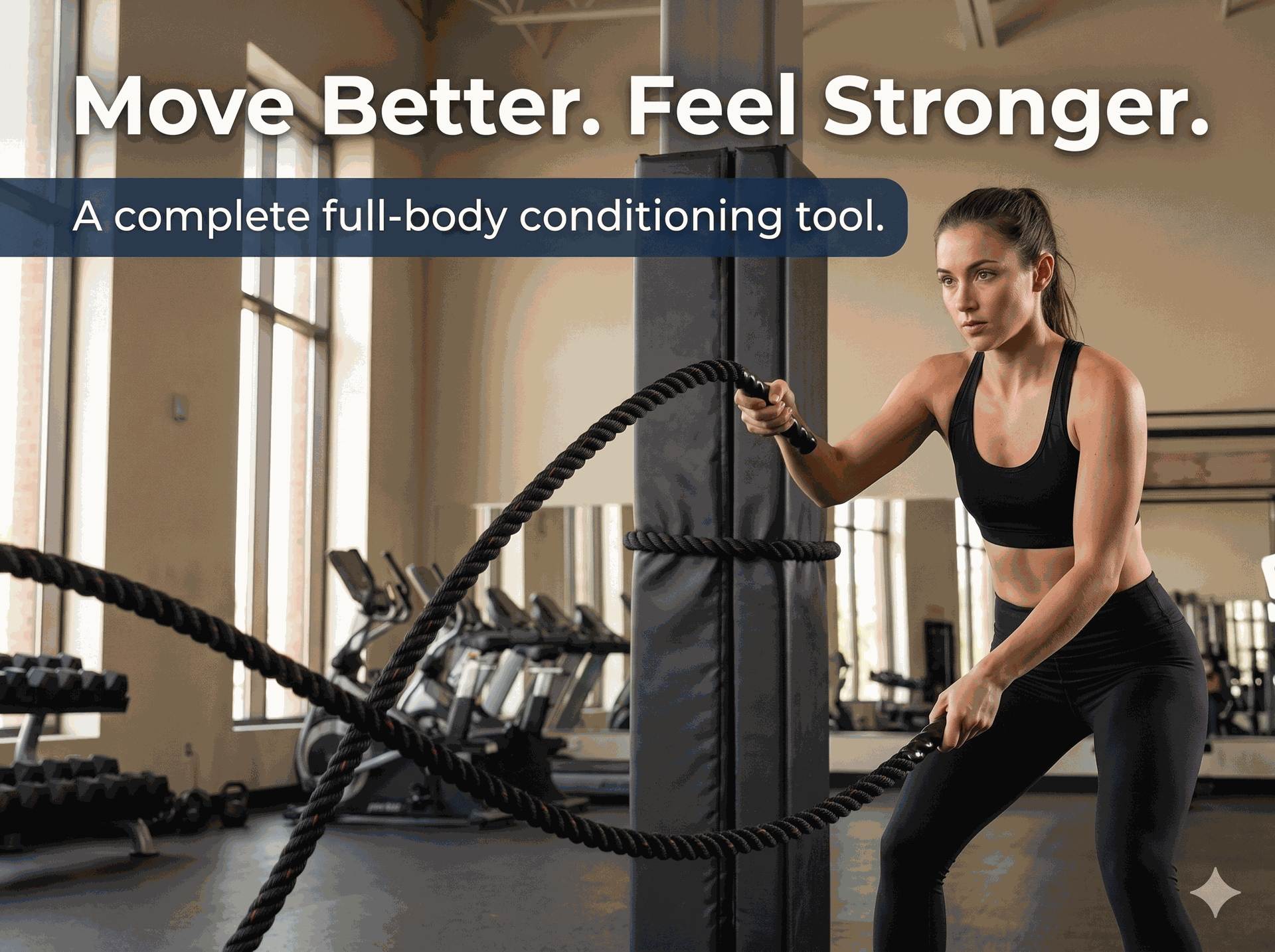 Body Solid Fitness Training Ropes