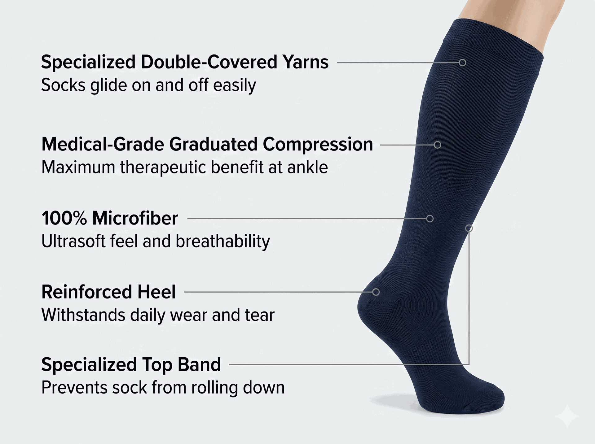 SIGVARIS/Sigvaris-MensMidtownMicrofiber-1520-MediumShort-Navy