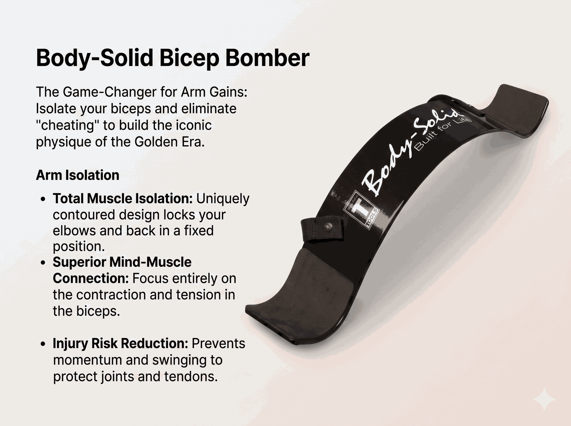 Body-Solid Bicep Bomber - Fitness Equipment