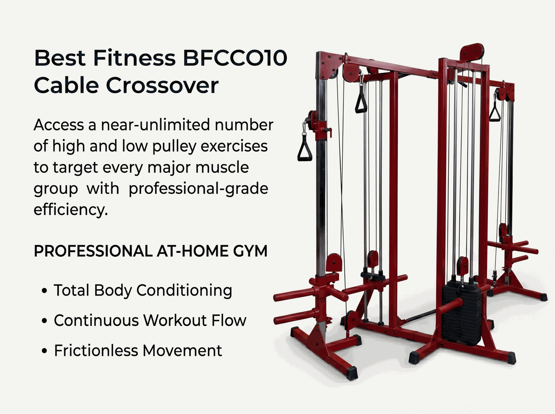 Best Fitness Plate Loaded Cable Crossover