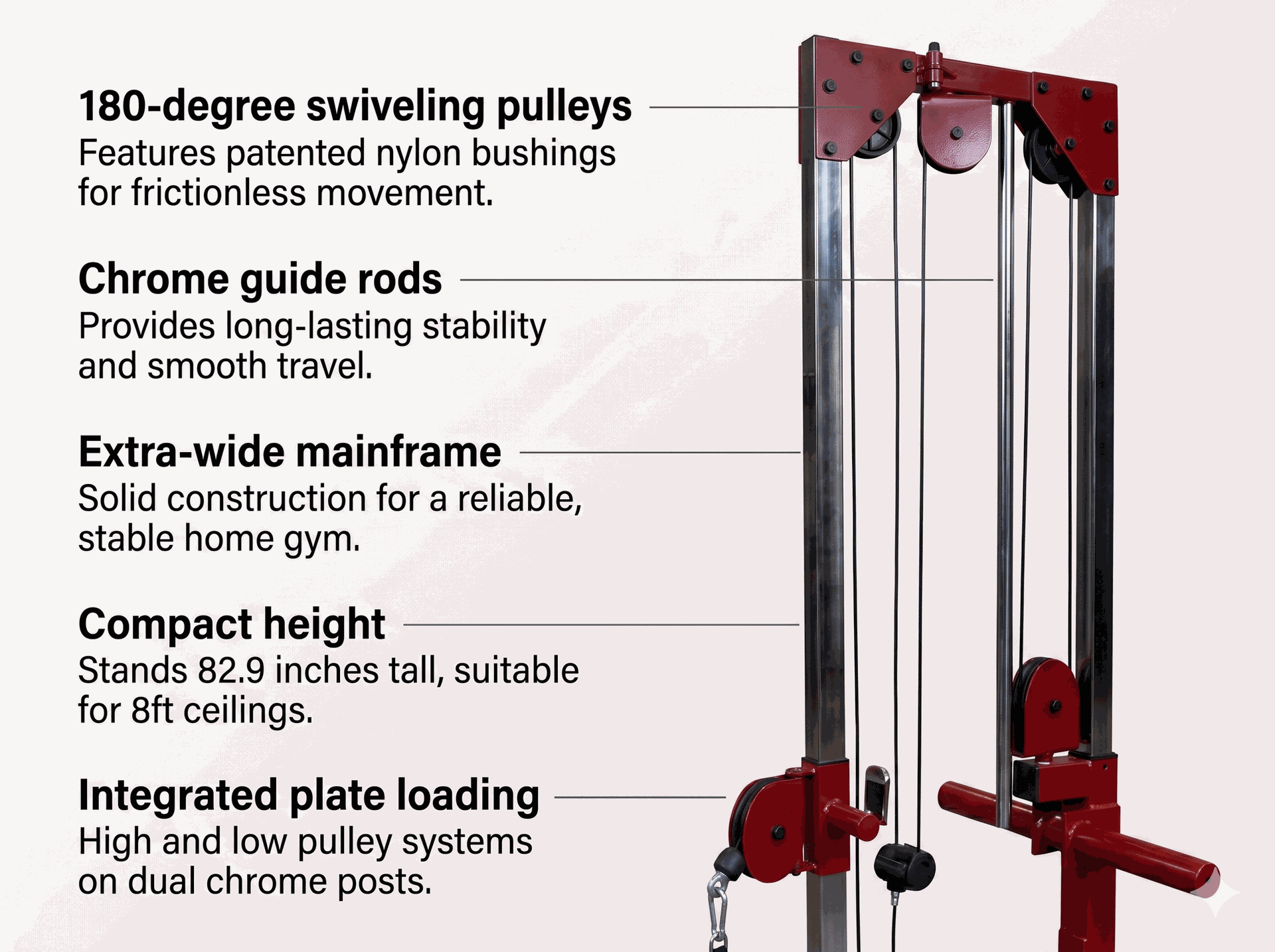 Best Fitness Plate Loaded Cable Crossover