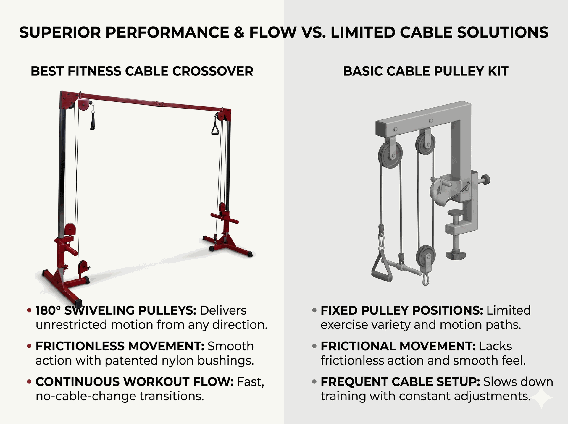Best Fitness Plate Loaded Cable Crossover