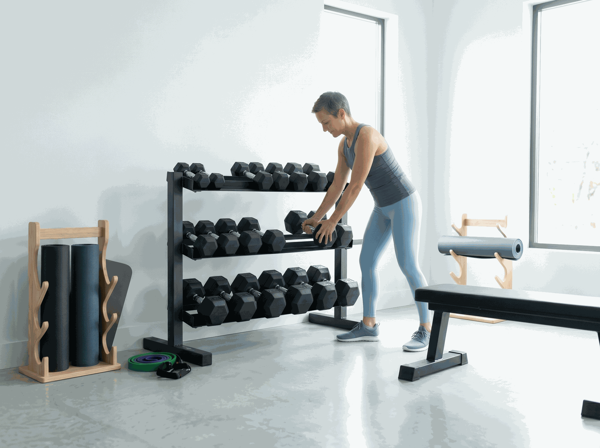 Body-Solid BFDR10B Dumbbell Rack