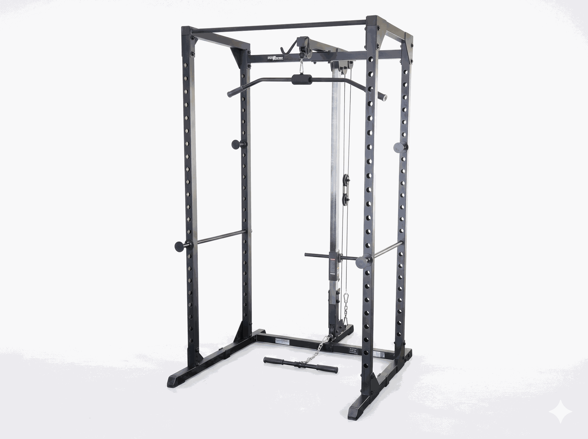 Body-Solid BFLA100B Power Rack Lat Attachment - BLACK