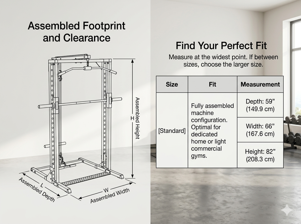 Body-Solid BFLA250 Smith Machine Lat Attachment