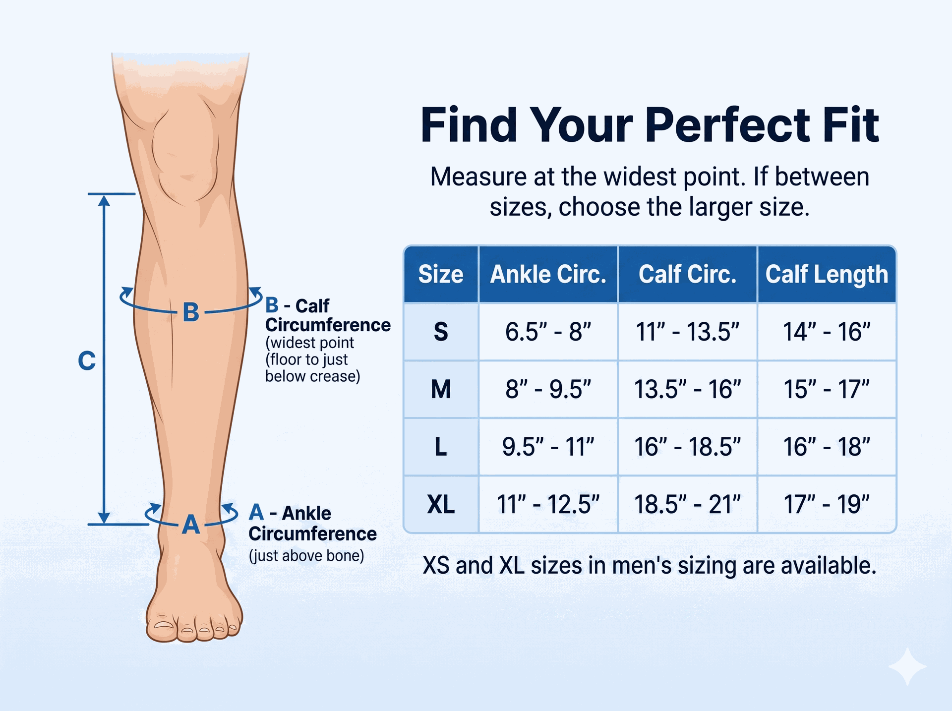 SIGVARIS Men's 602 Diabetic Calf Compression Socks 18-25mmHg - White - Steady Support for Sensitive Feet and Legs