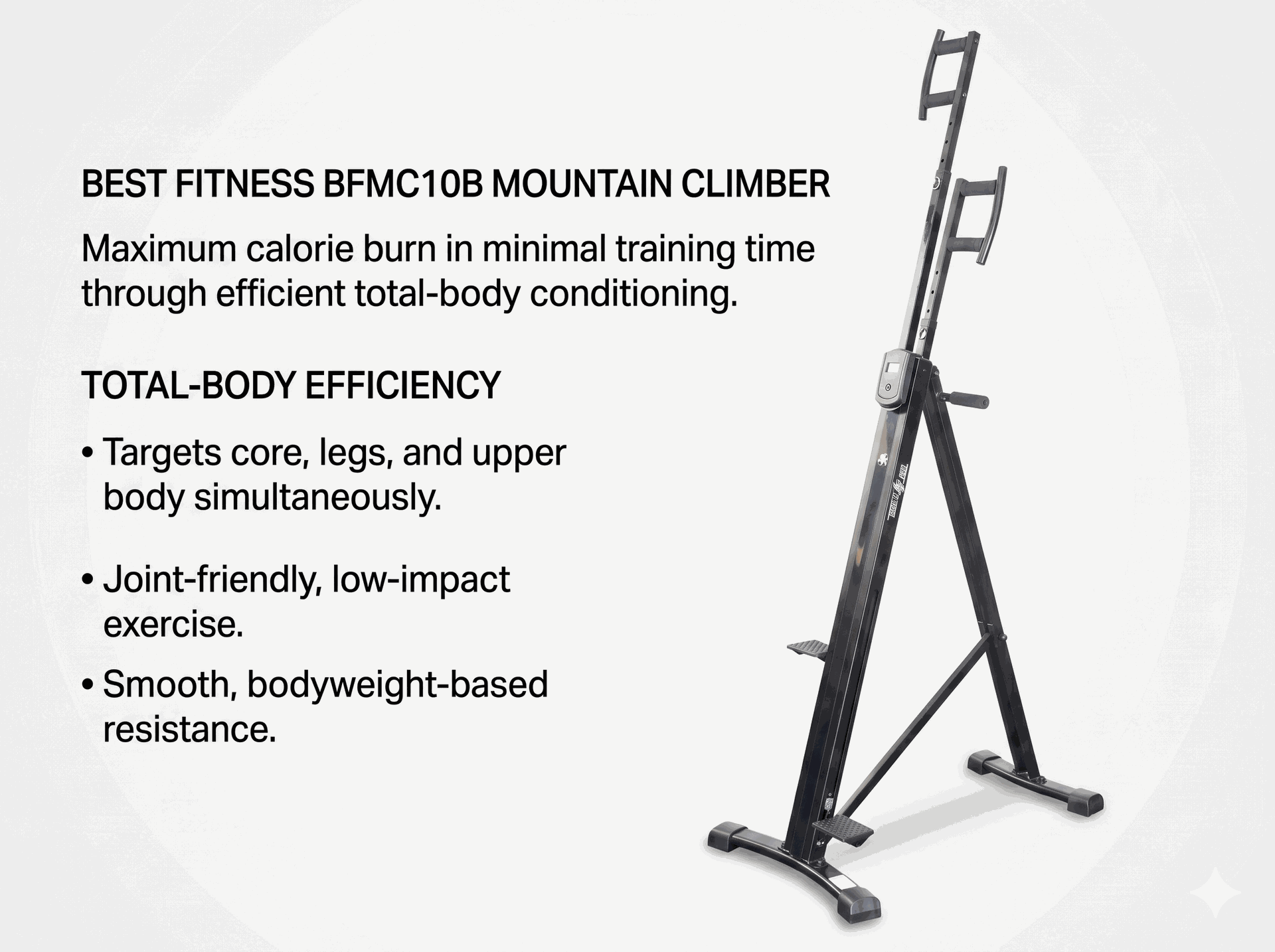 Body-Solid BFMC10B Mountain Climber - BLACK