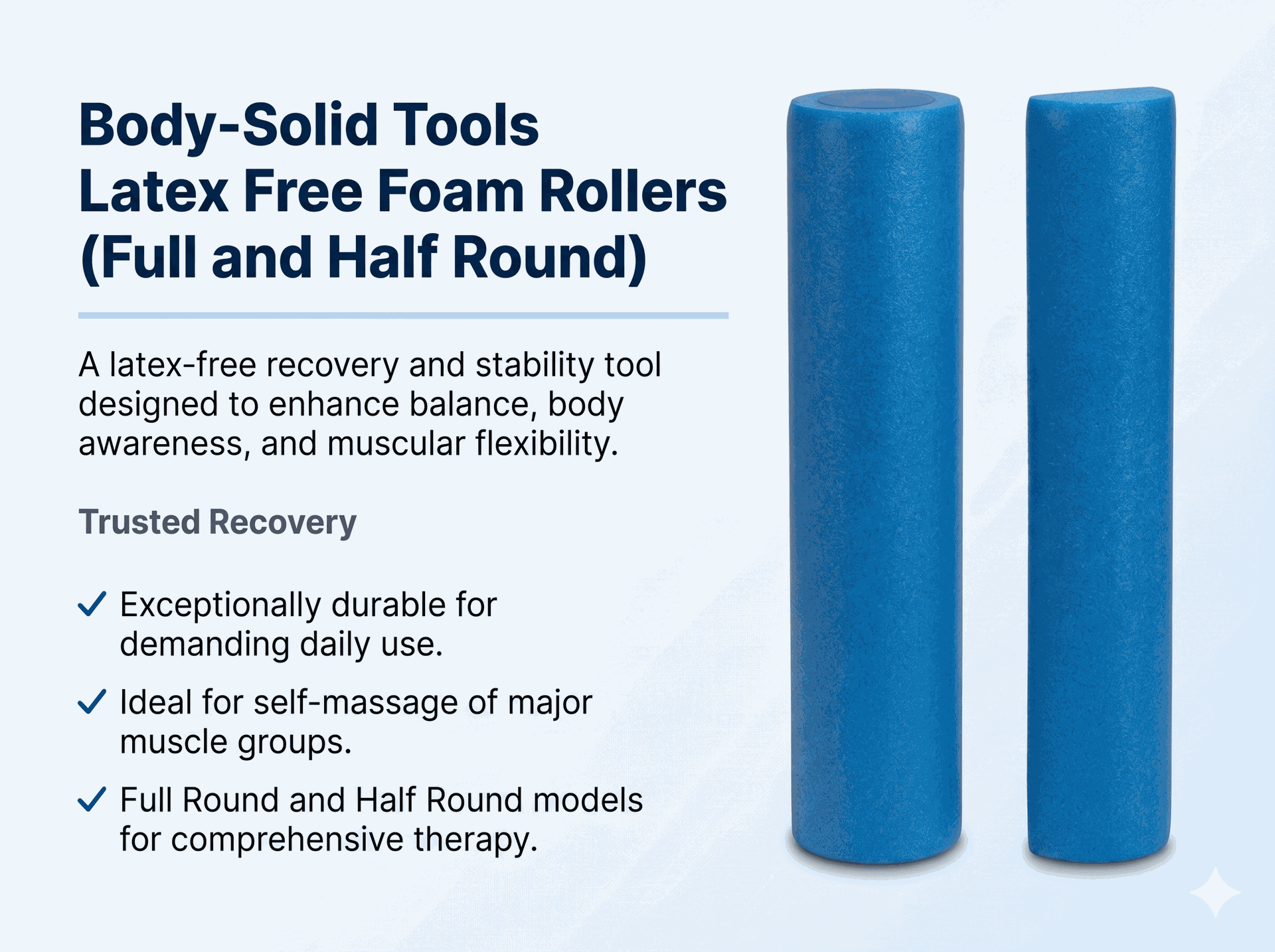 Body Solid Latex Free Foam Roller