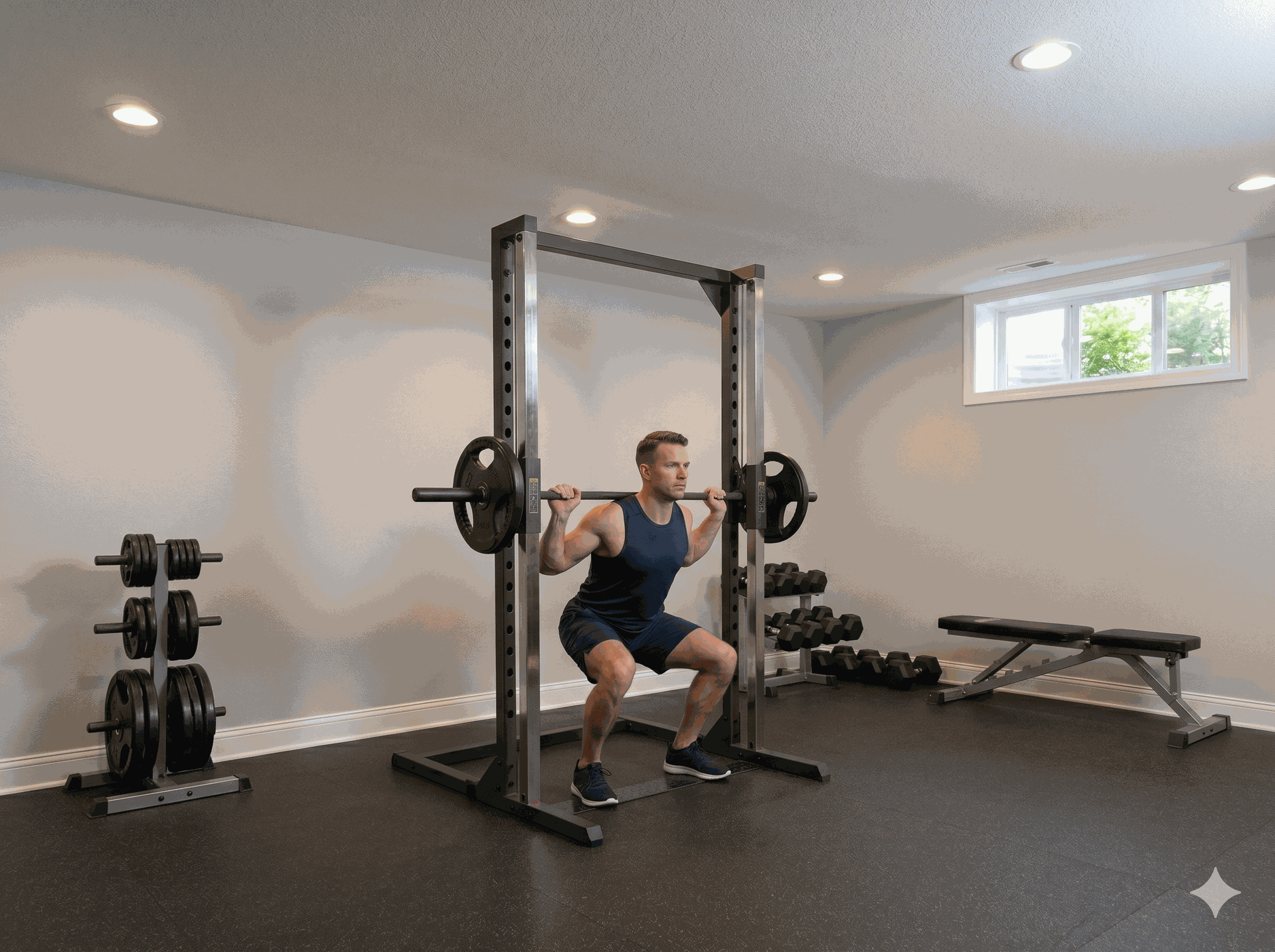 Body-Solid BFSM250B Smith Machine - BLACK