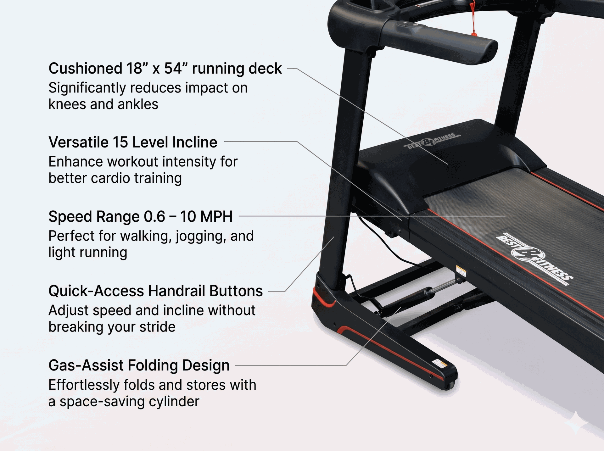Body-Solid BFT25  Folding Treadmill