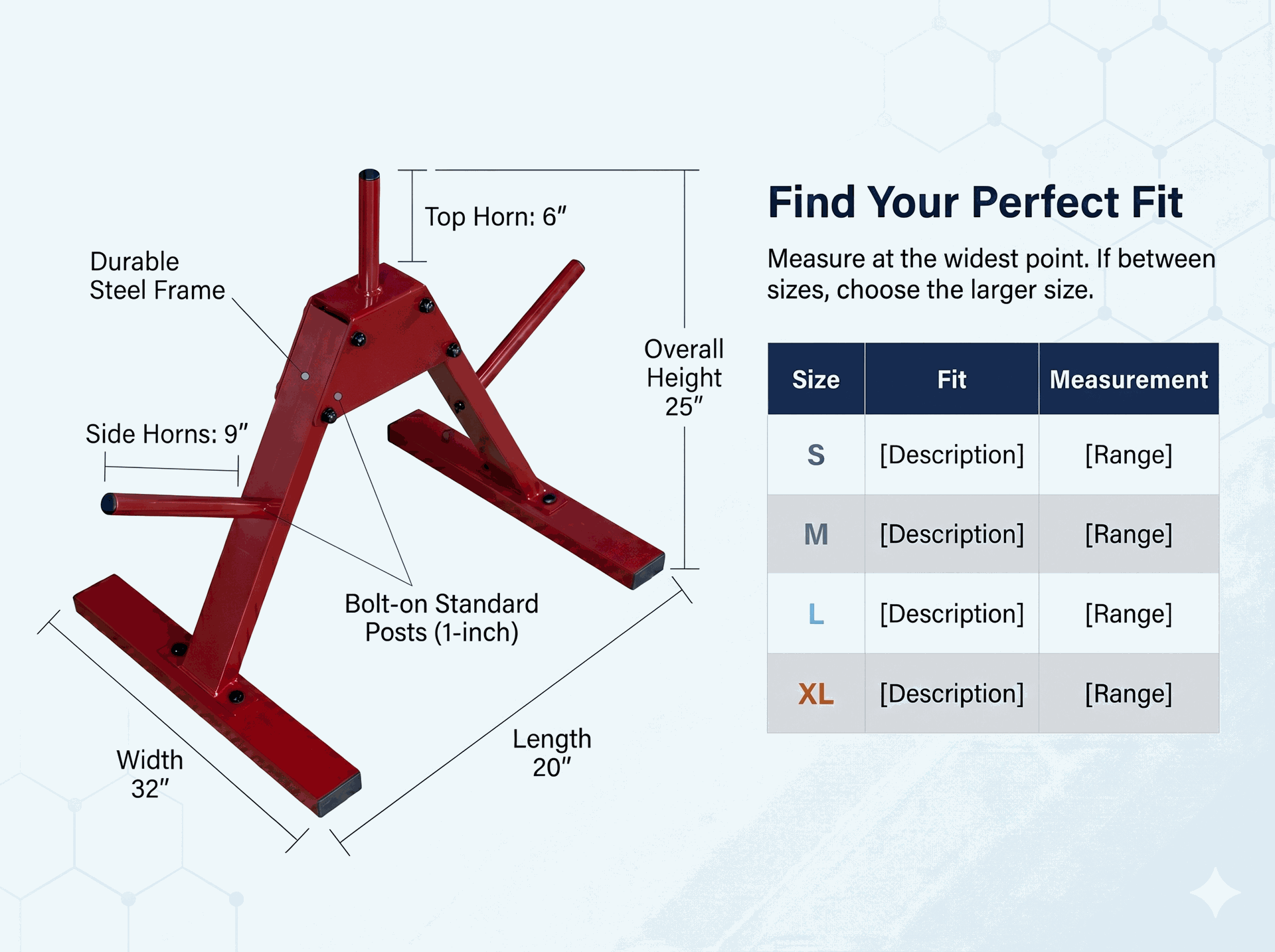 Body-Solid BFWT5 1" Standard Plate Tree