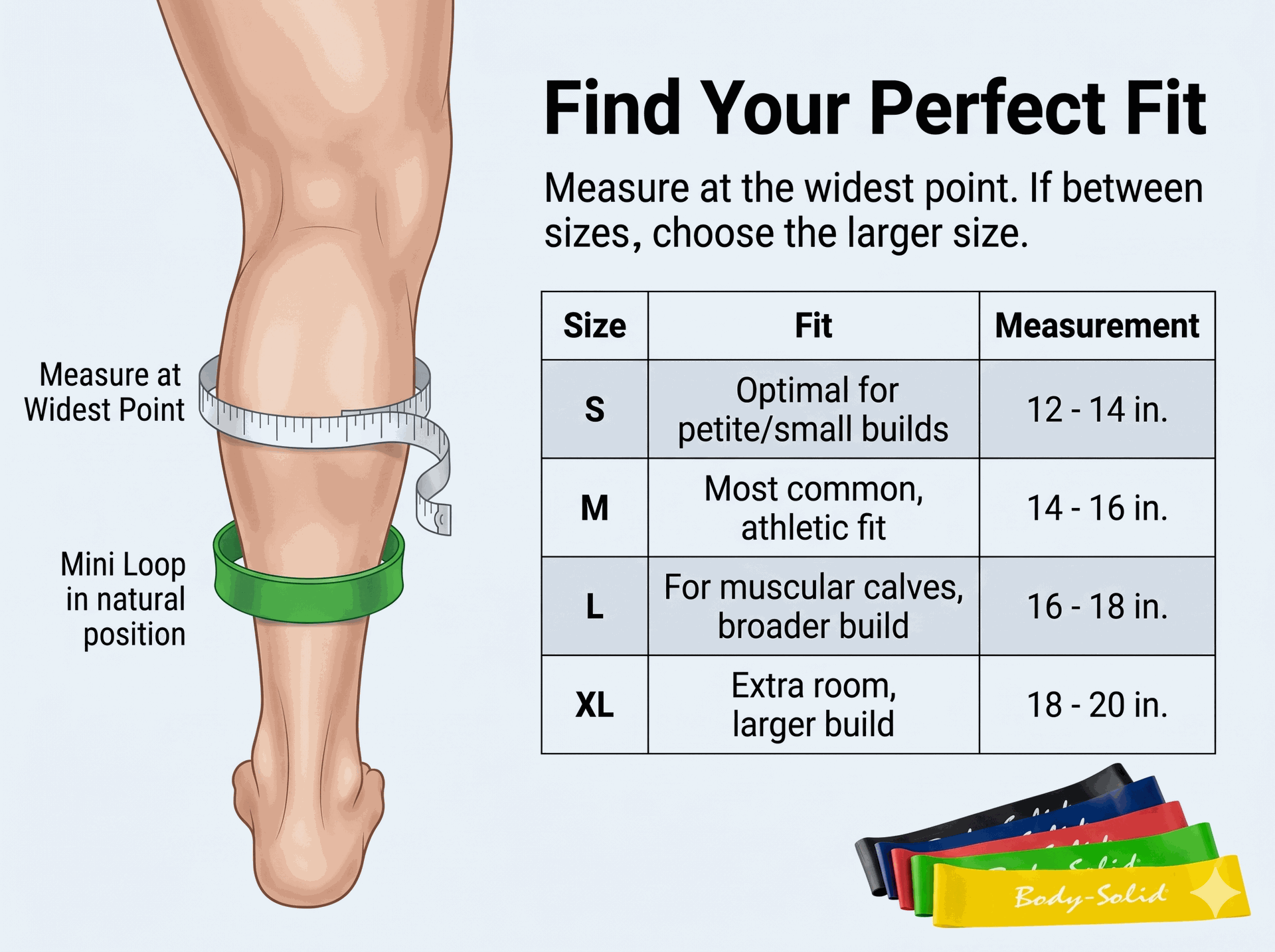 Body-Solid BSTBM Mini Loop Bands