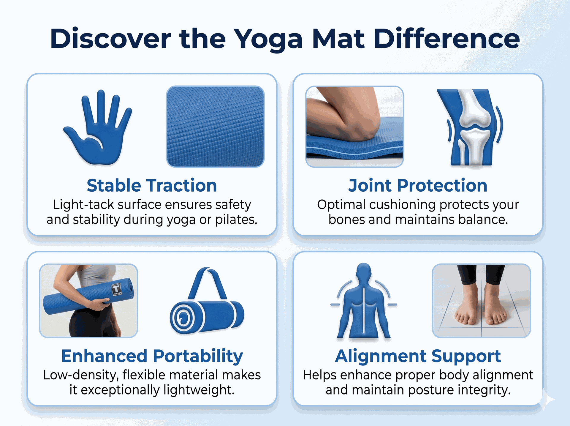 Body Solid Durable Non-slip Yoga Mat