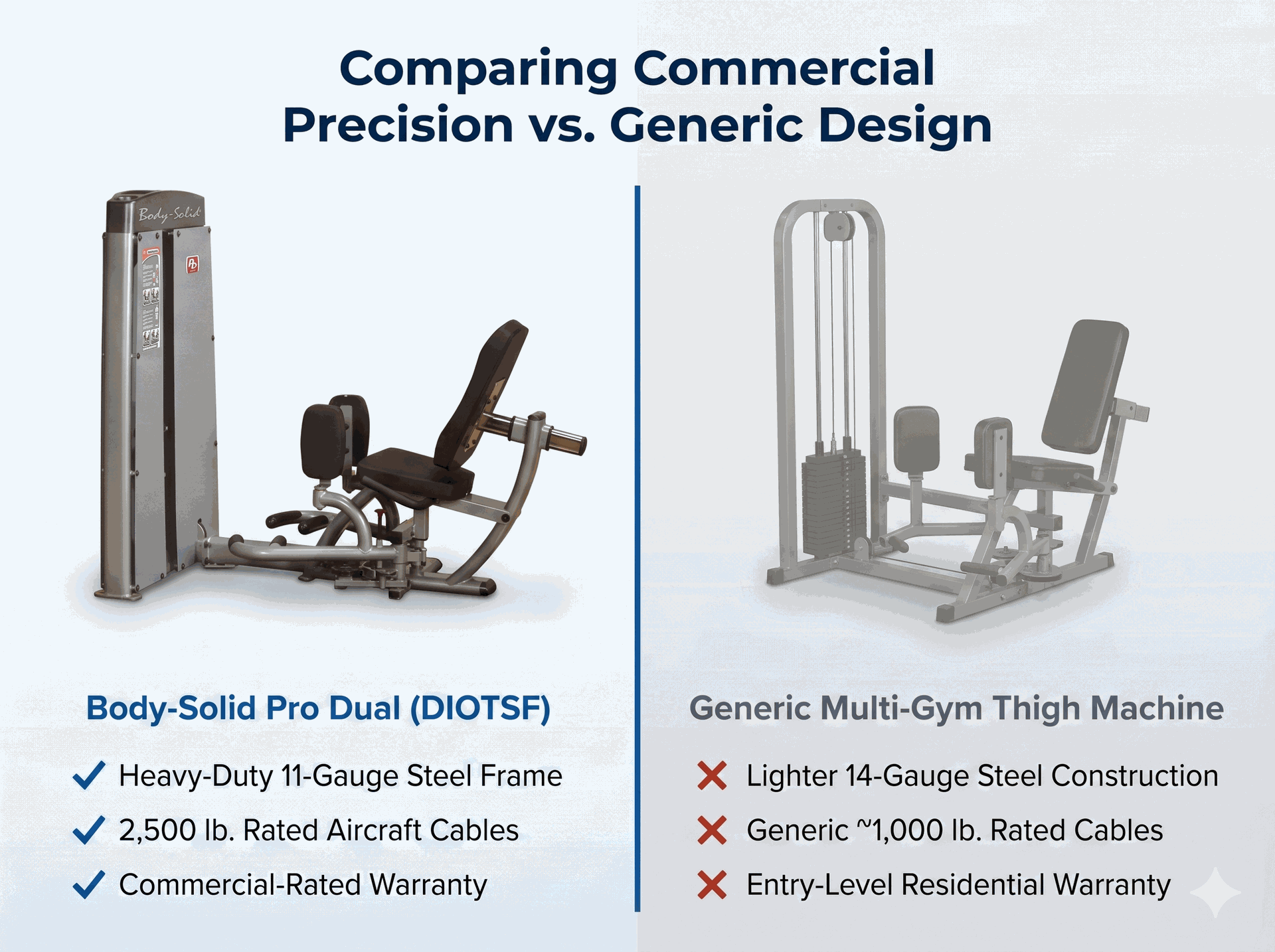 Body-Solid Dual Inner/Outer Thigh Machine