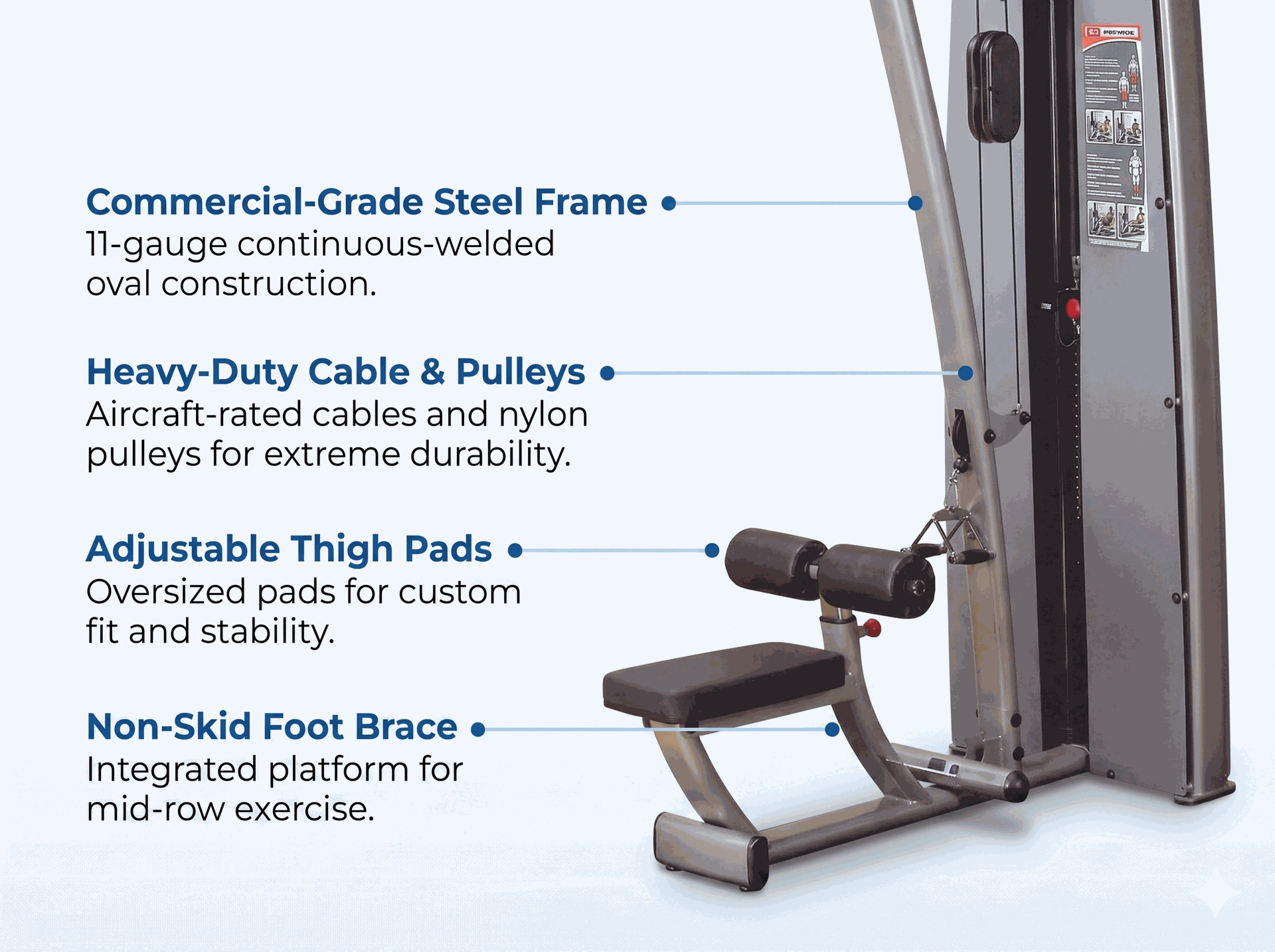Body Solid Pro Dual Lat Pulldown/Mid Row Machine