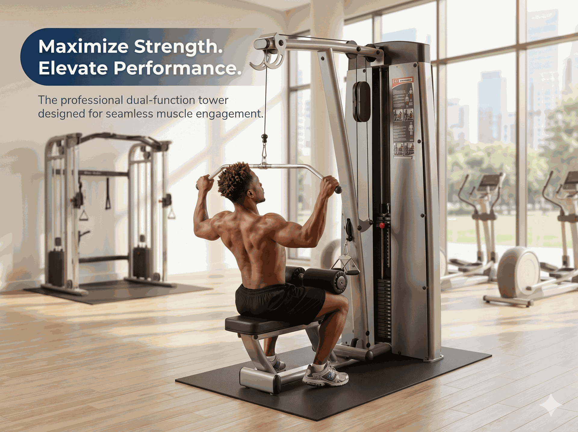 Body Solid Pro Dual Lat Pulldown/Mid Row Machine