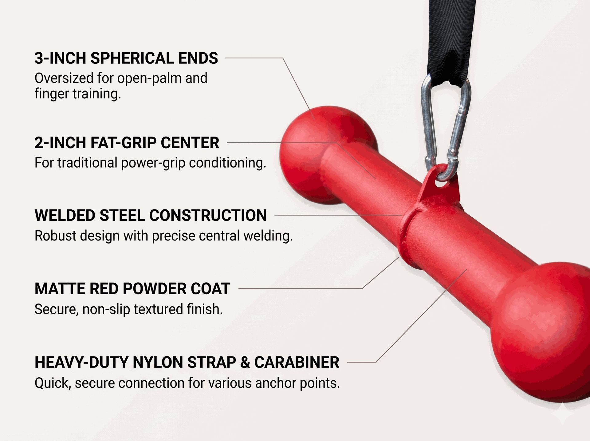 Body-Solid BSTDB Dog Bone Grip
