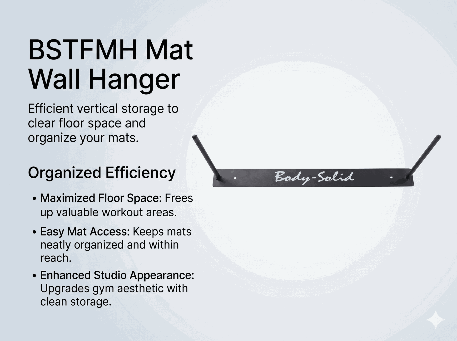 Body-Solid BSTFMH Foam Mat Wall Hanger