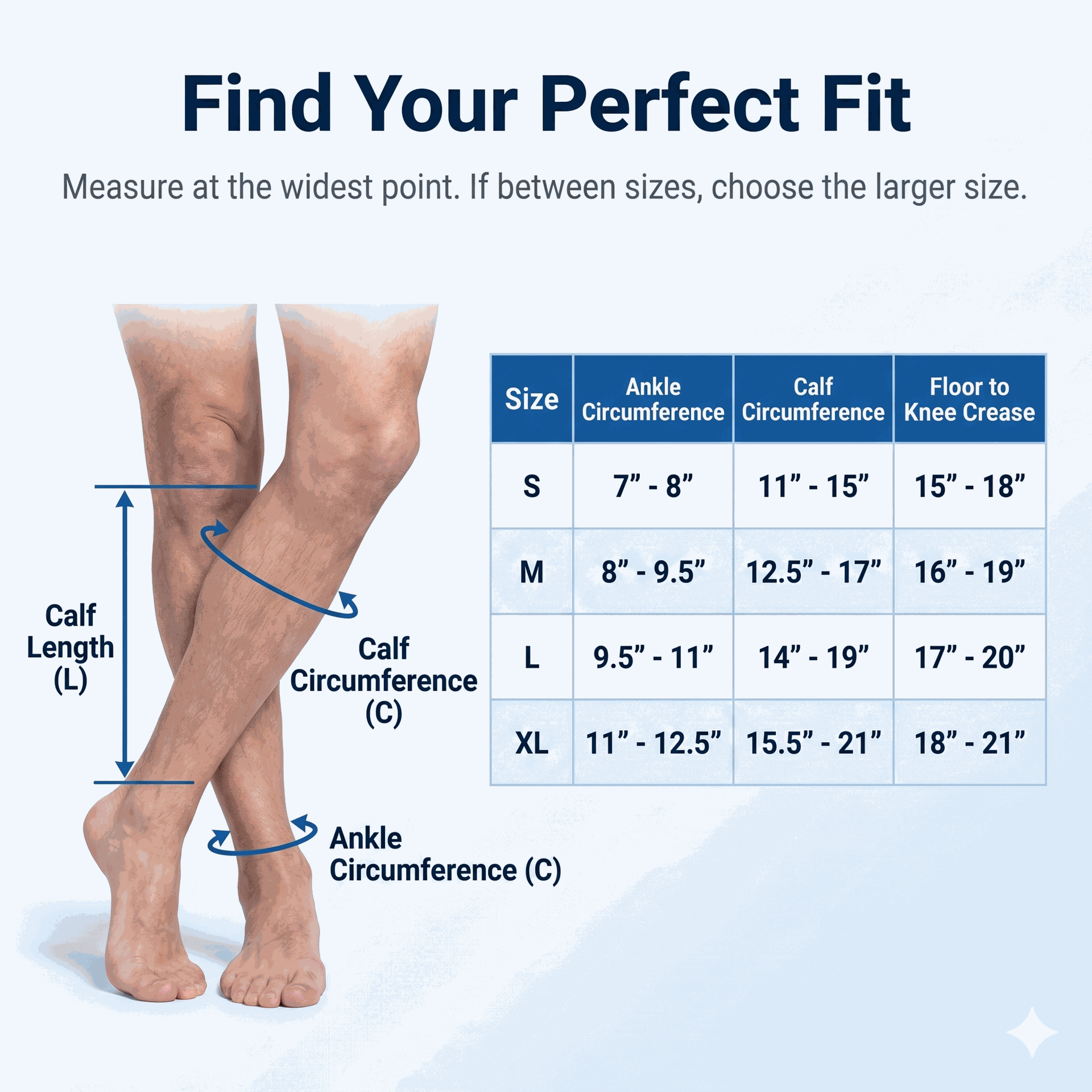 SIGVARIS Mens Essential Cotton 230 Closed Toe Calf-High 30-40mmHg Socks - Support for Tired Legs and Daily Movement