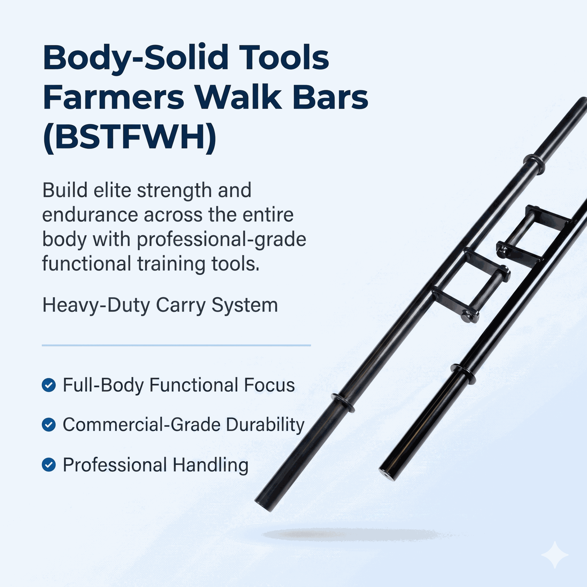 Body-Solid BSTFWH Farmers Walk Bars (Sold in Pairs)