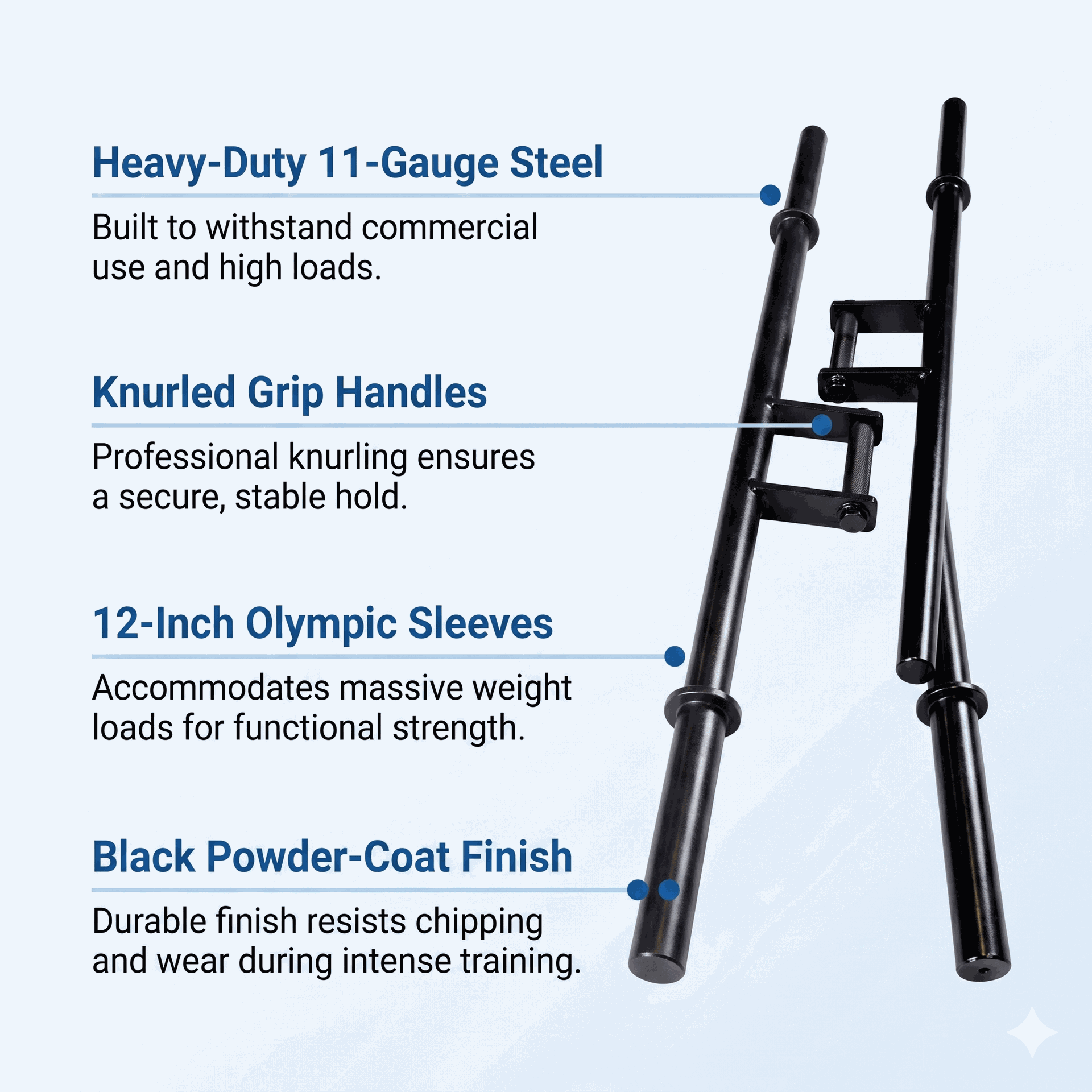Body-Solid BSTFWH Farmers Walk Bars (Sold in Pairs)