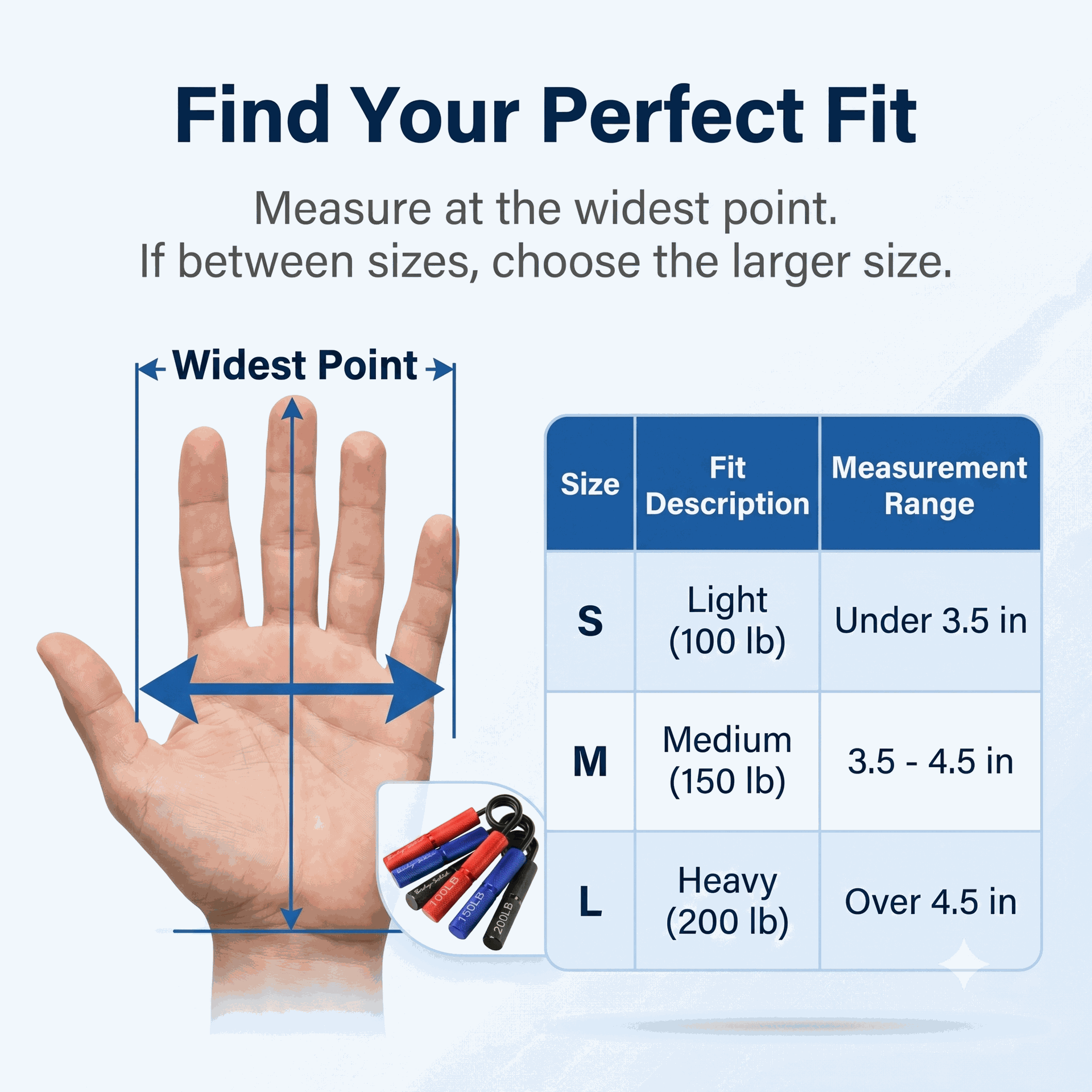 Body-Solid BSTGT Tools Grip Trainers
