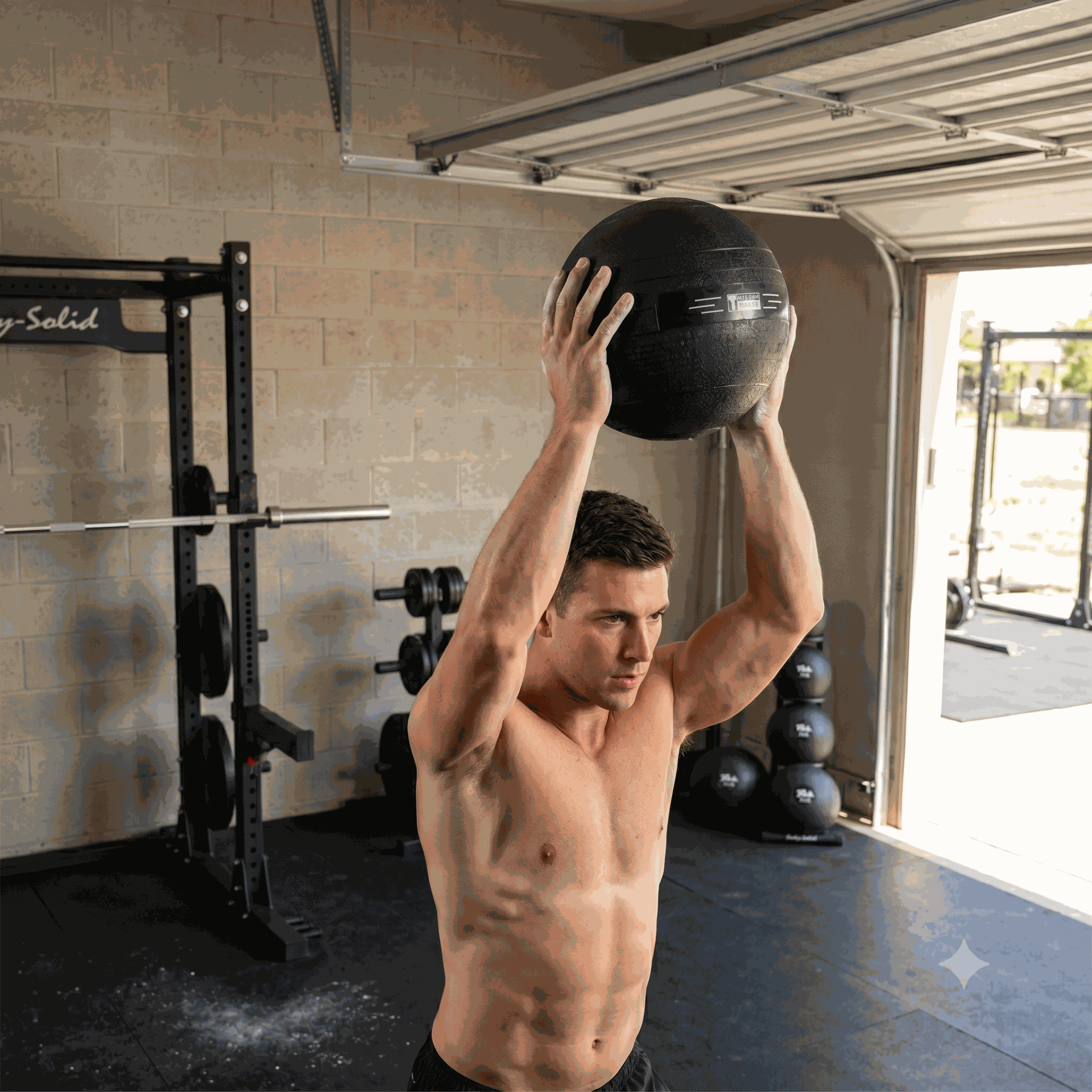 Body-Solid BSTHB Dead Weight Slam Balls - Black