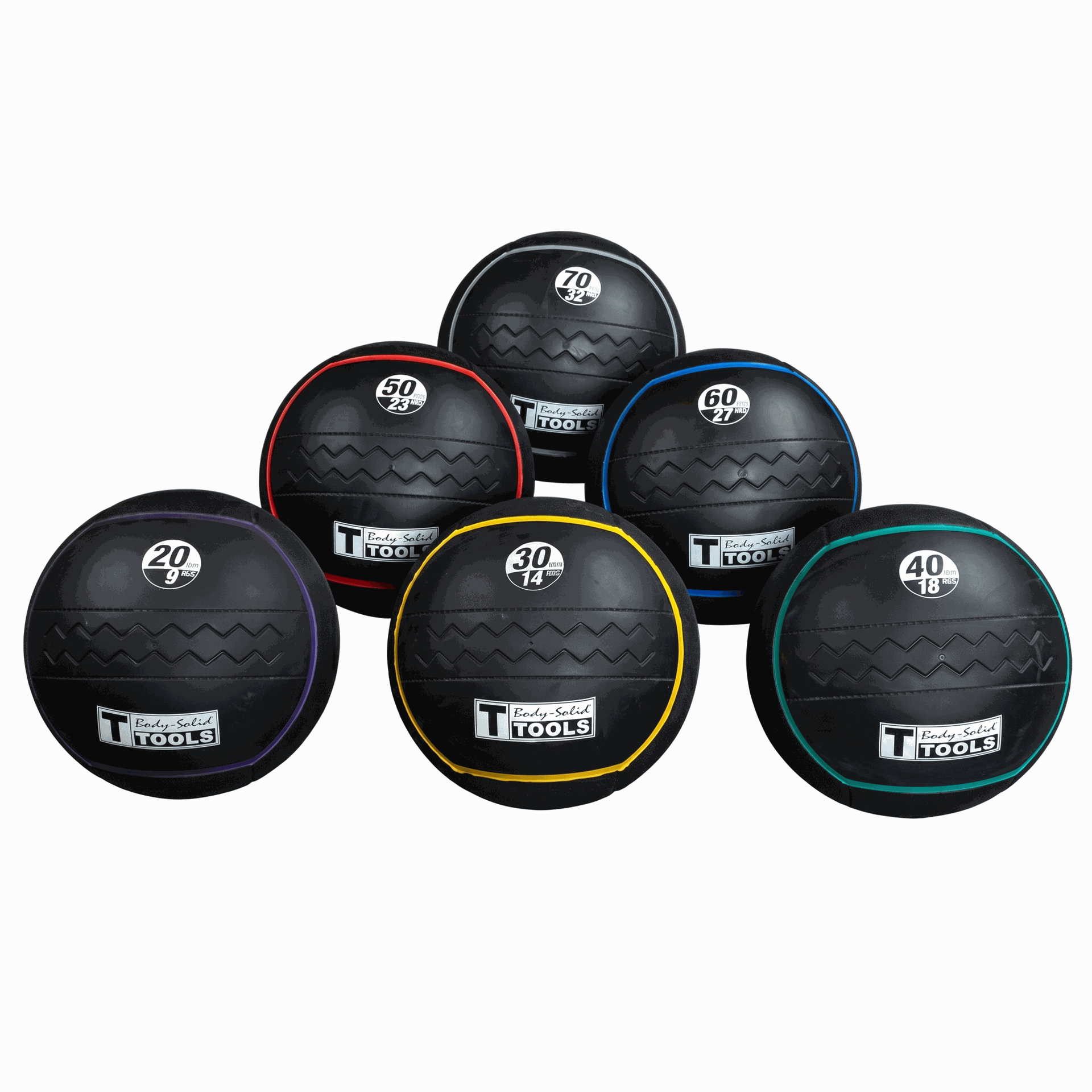 Body-Solid BSTHRB Heavy Rubber Medicine Balls