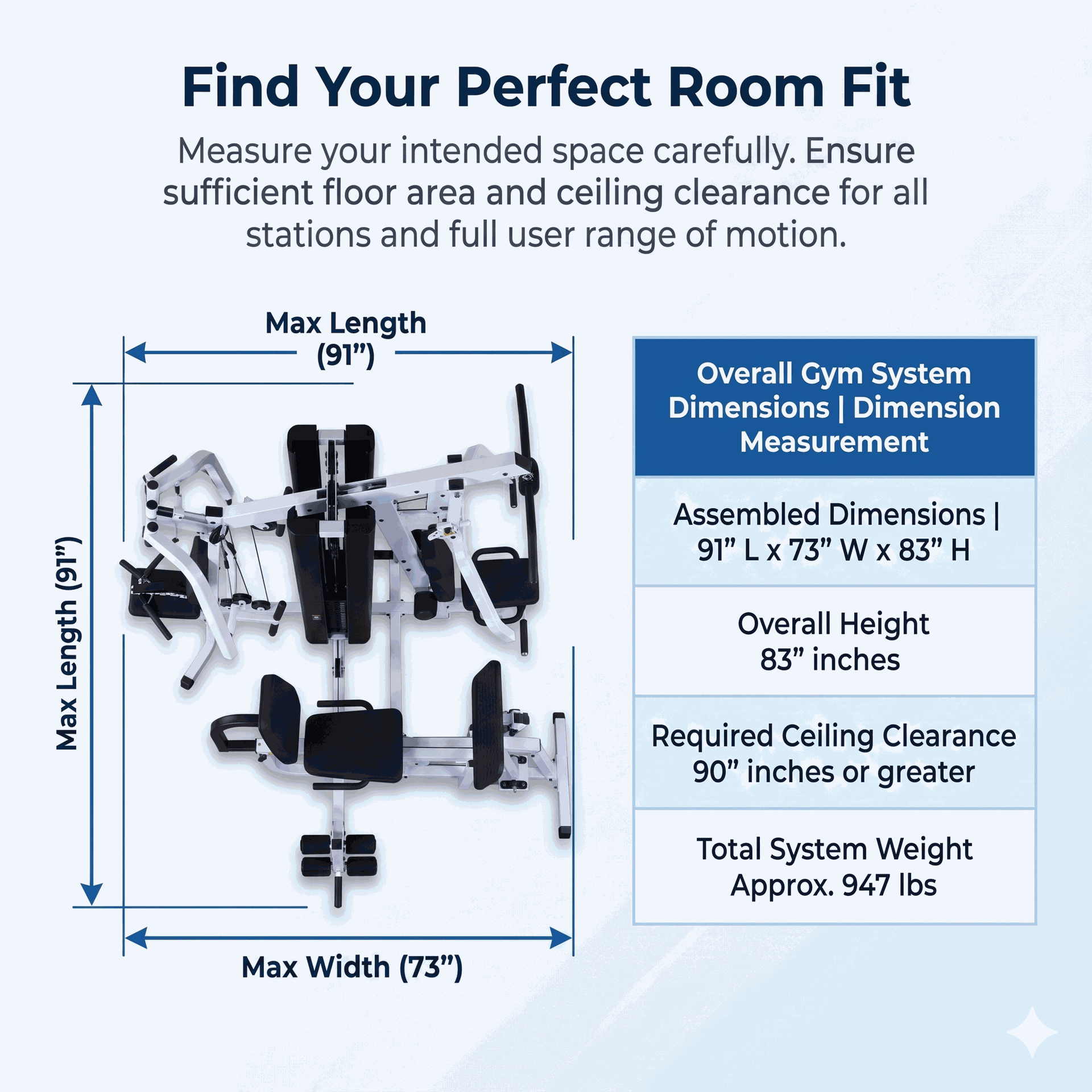 Body Solid - EXM3000LPS Gym System