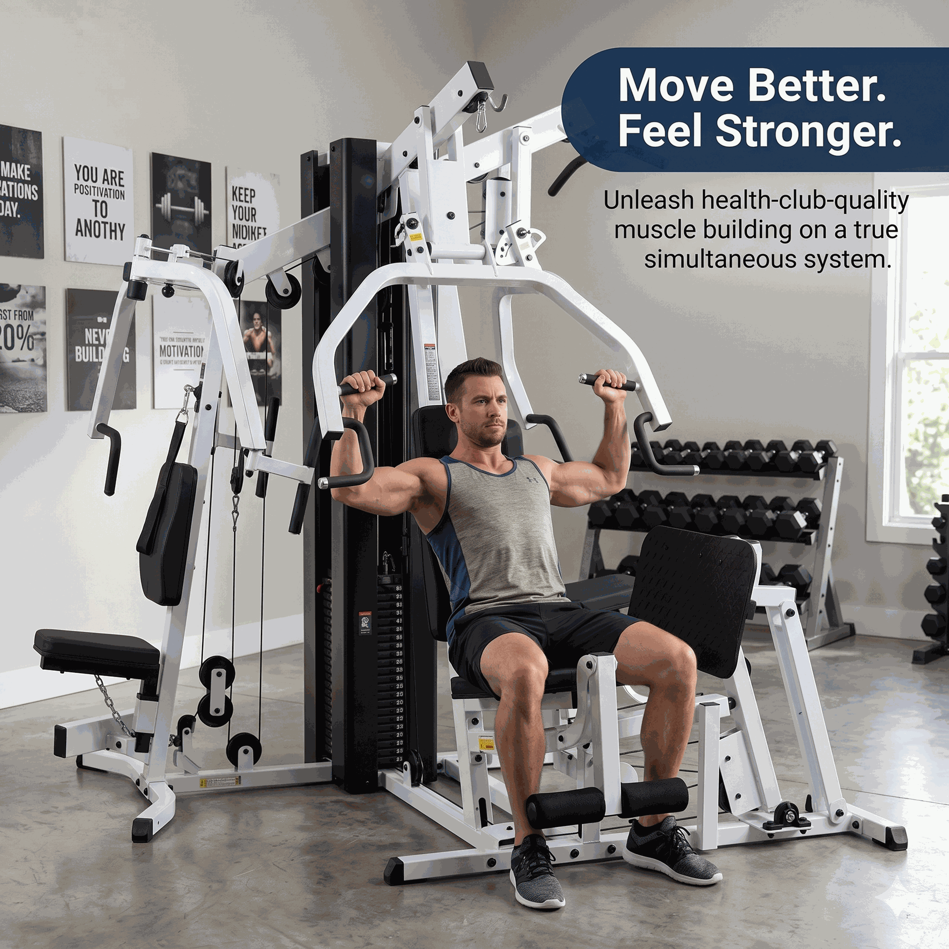 Body Solid - EXM3000LPS Gym System
