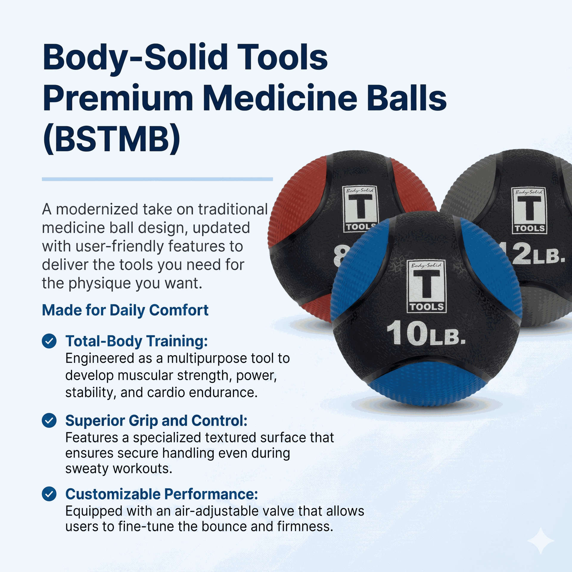Body-Solid BSTMB Premium Medicine Balls
