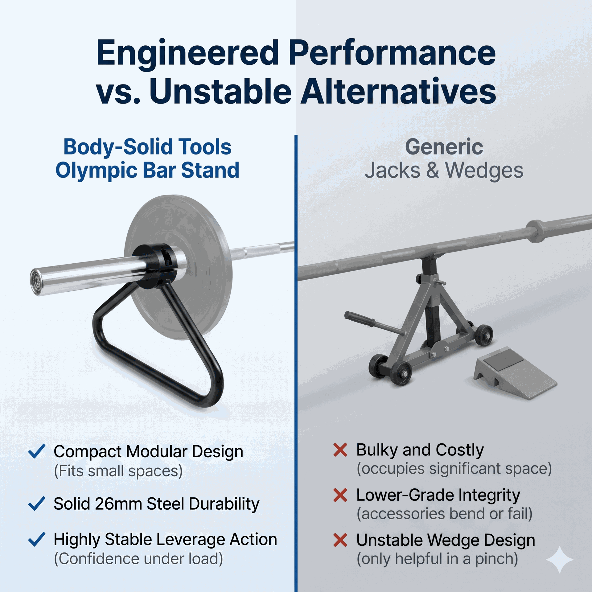 Body-Solid Olympic Bar Stand (single)