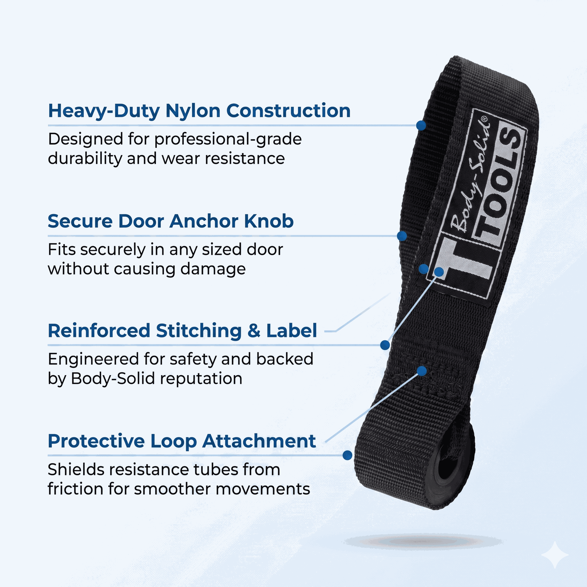 Body-Solid BSTRTDA Resistance Tube Door Attachment