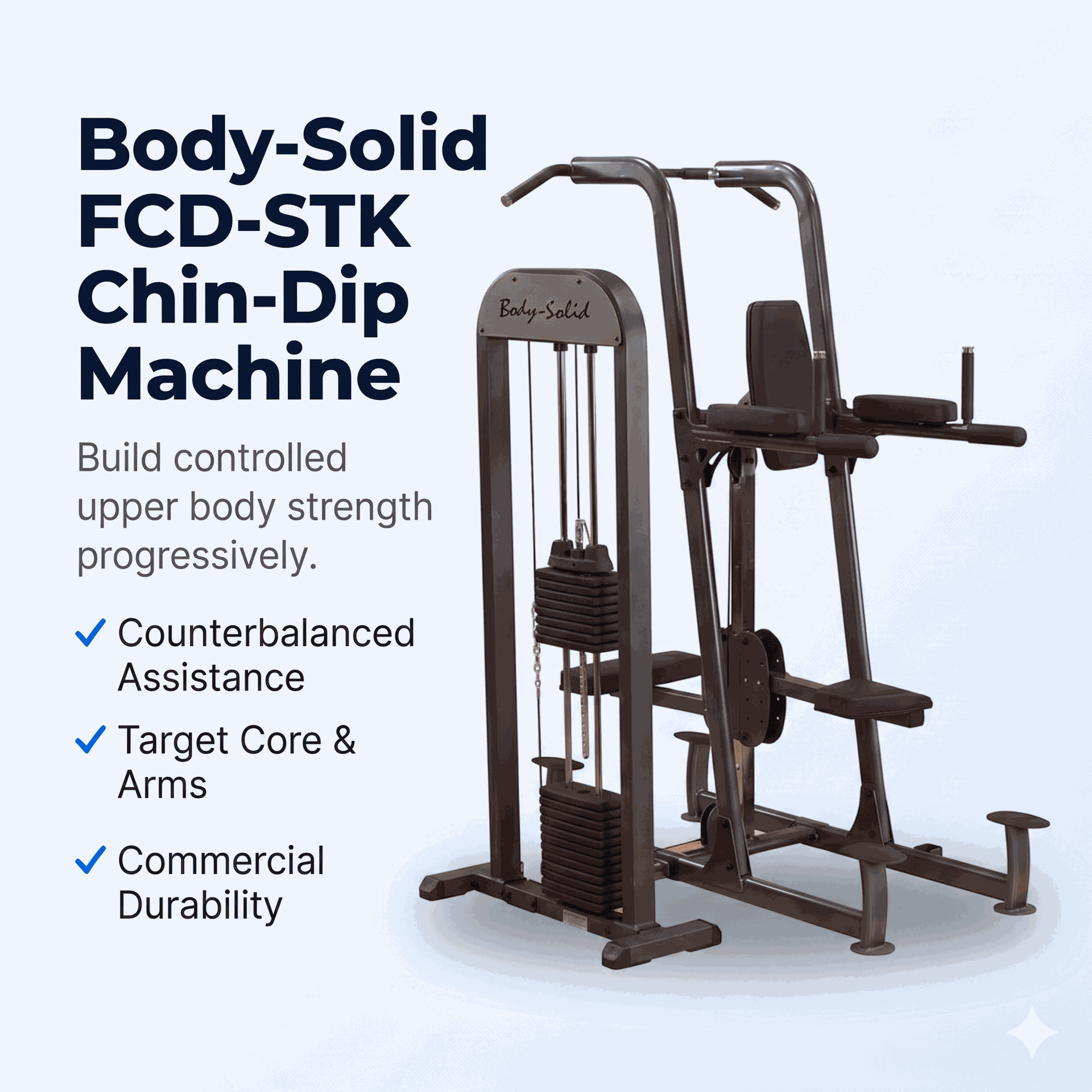 Body Solid - Weight Assisted Chin-Dip Machine