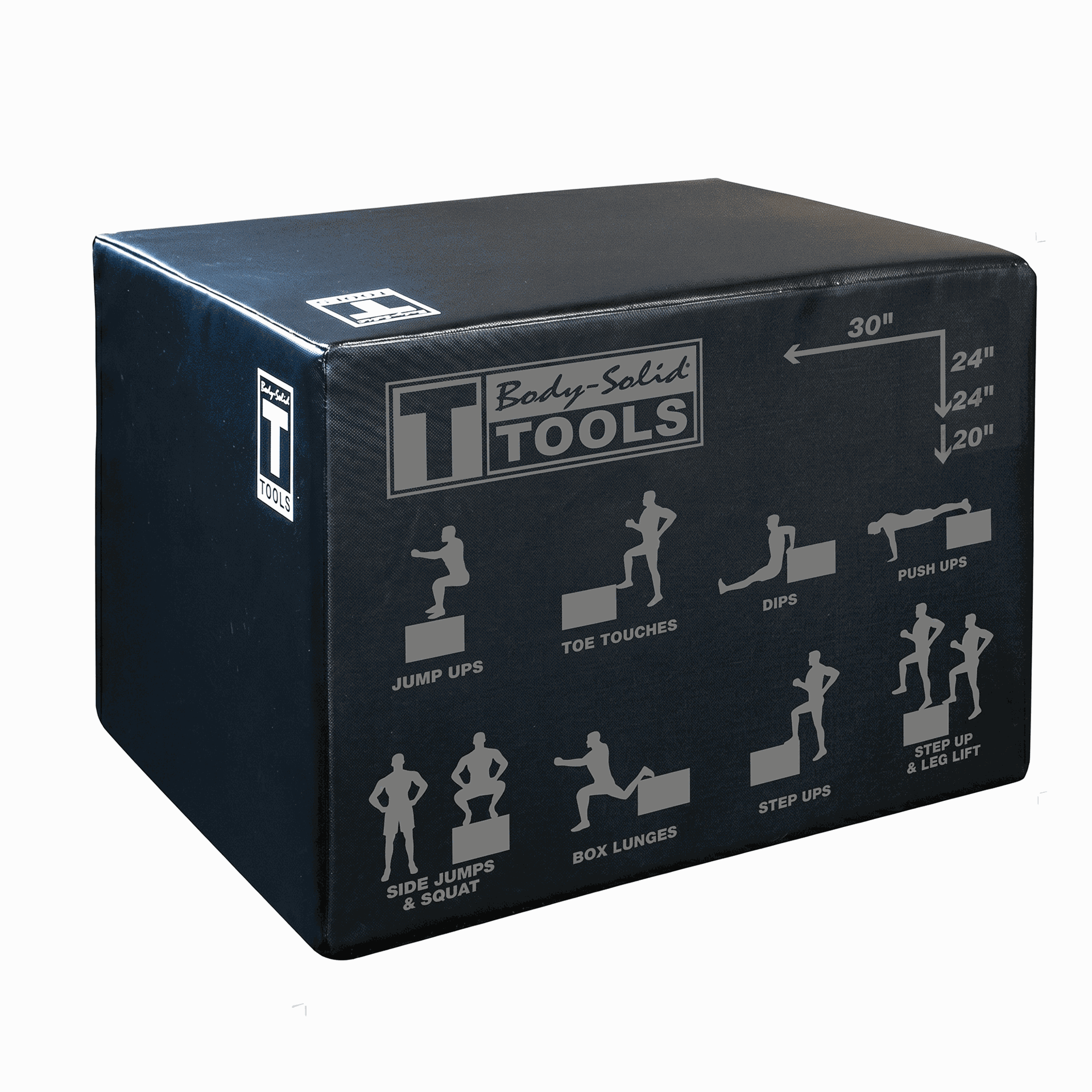 Body-Solid 3 Way Soft Plyo Box, 20", 24", 30"