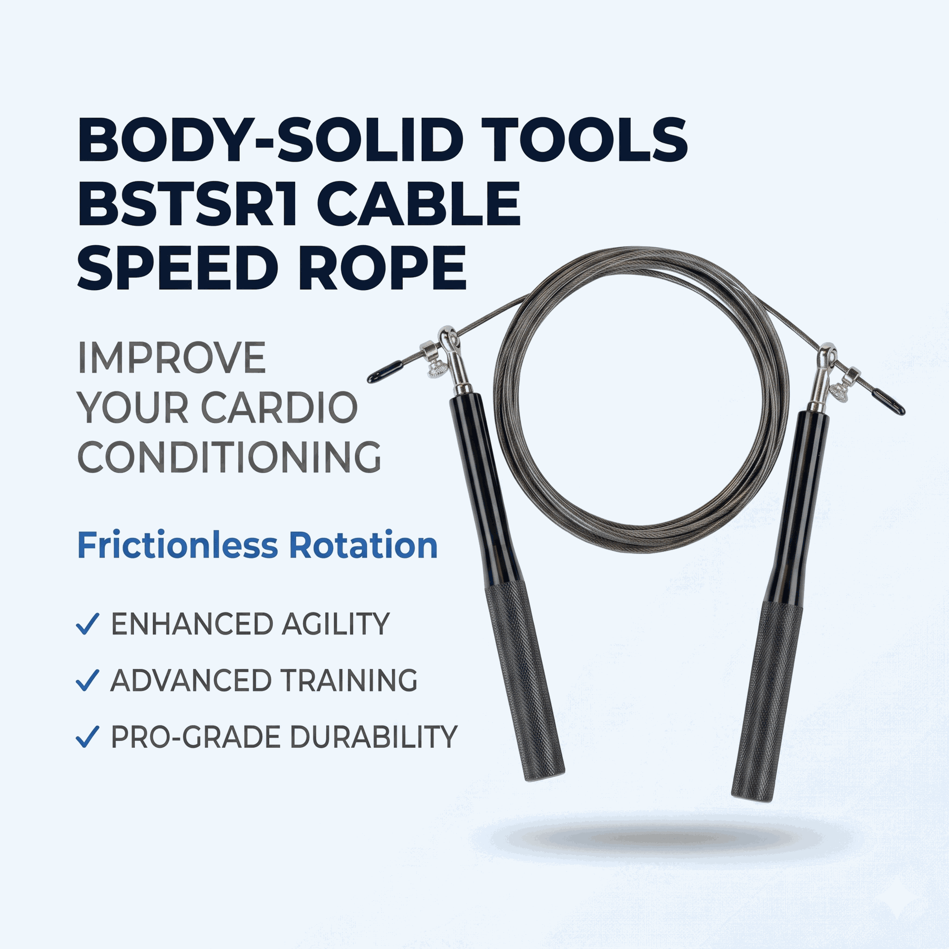Body-Solid BSTSR1  Cable Speed Rope