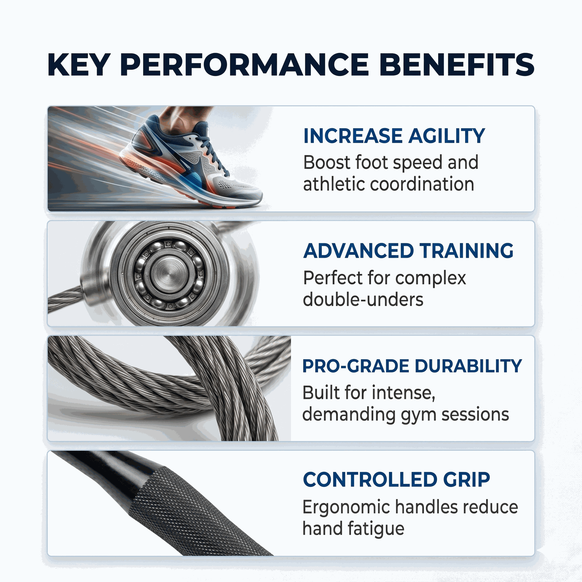 Body-Solid BSTSR1  Cable Speed Rope